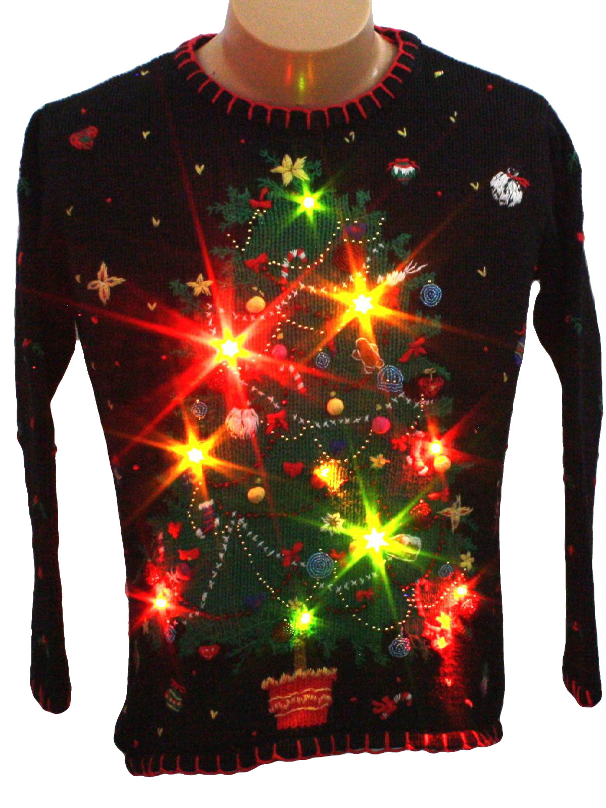 Womens Light up Ugly Christmas Sweater : -Designers Original Studio ...