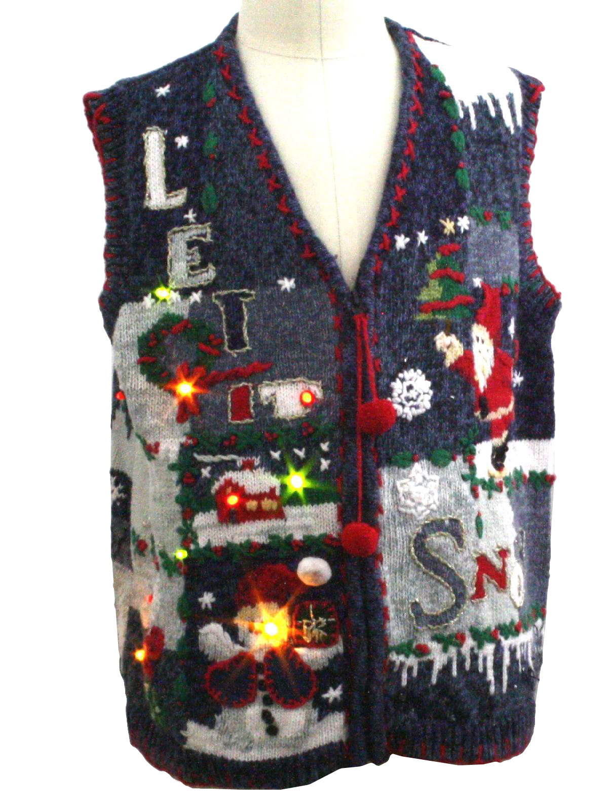 girls light up christmas sweater