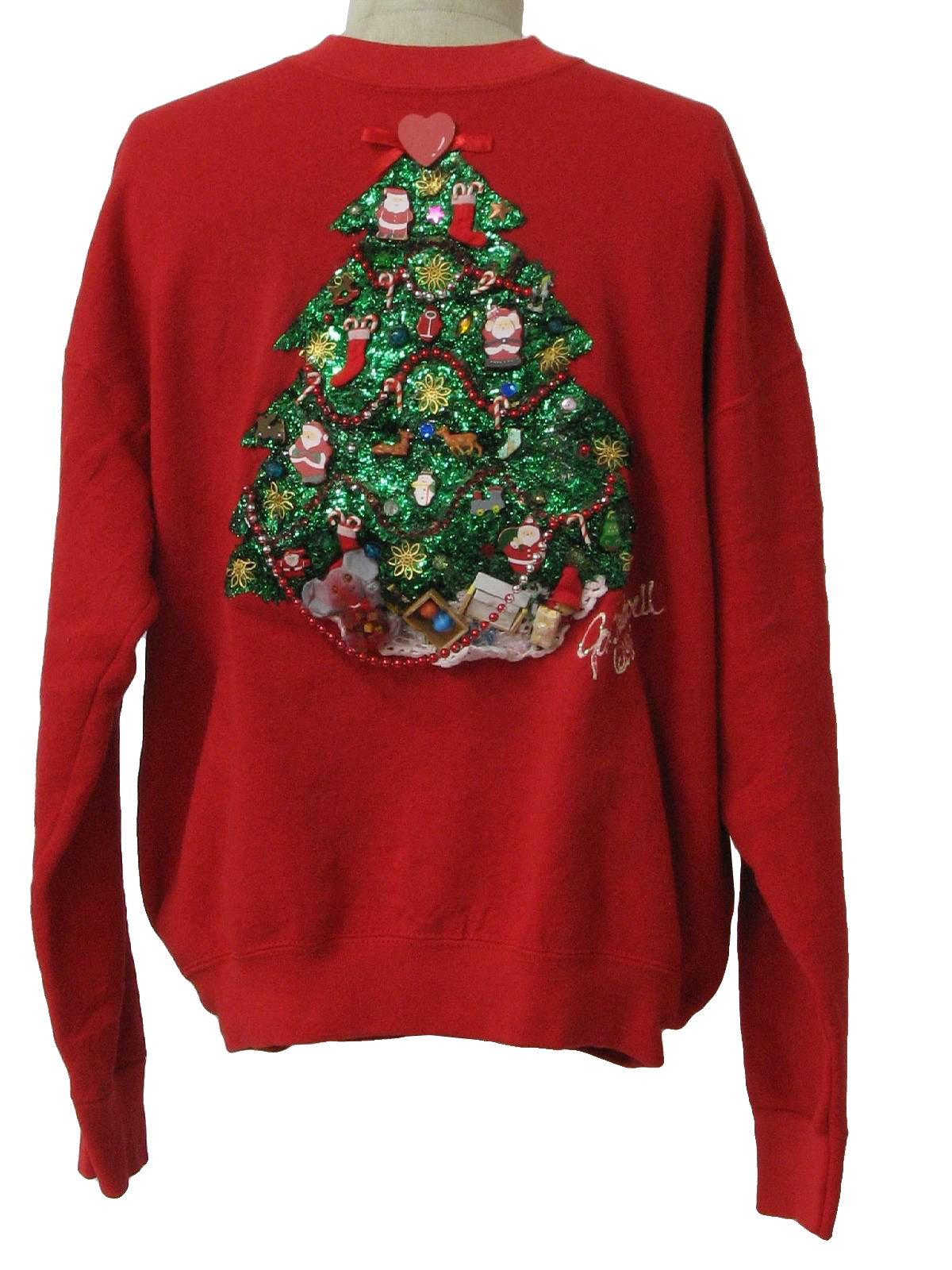 90s Vintage Fruit of the Loom Ugly Christmas Sweatshirt: 90s authentic ...
