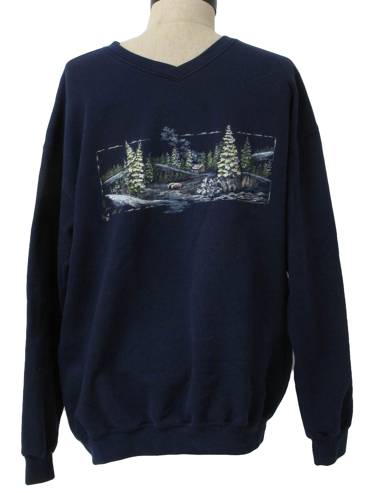 Ugly Christmas Sweatshirt: -Northern Reflections- Unisex blue ...