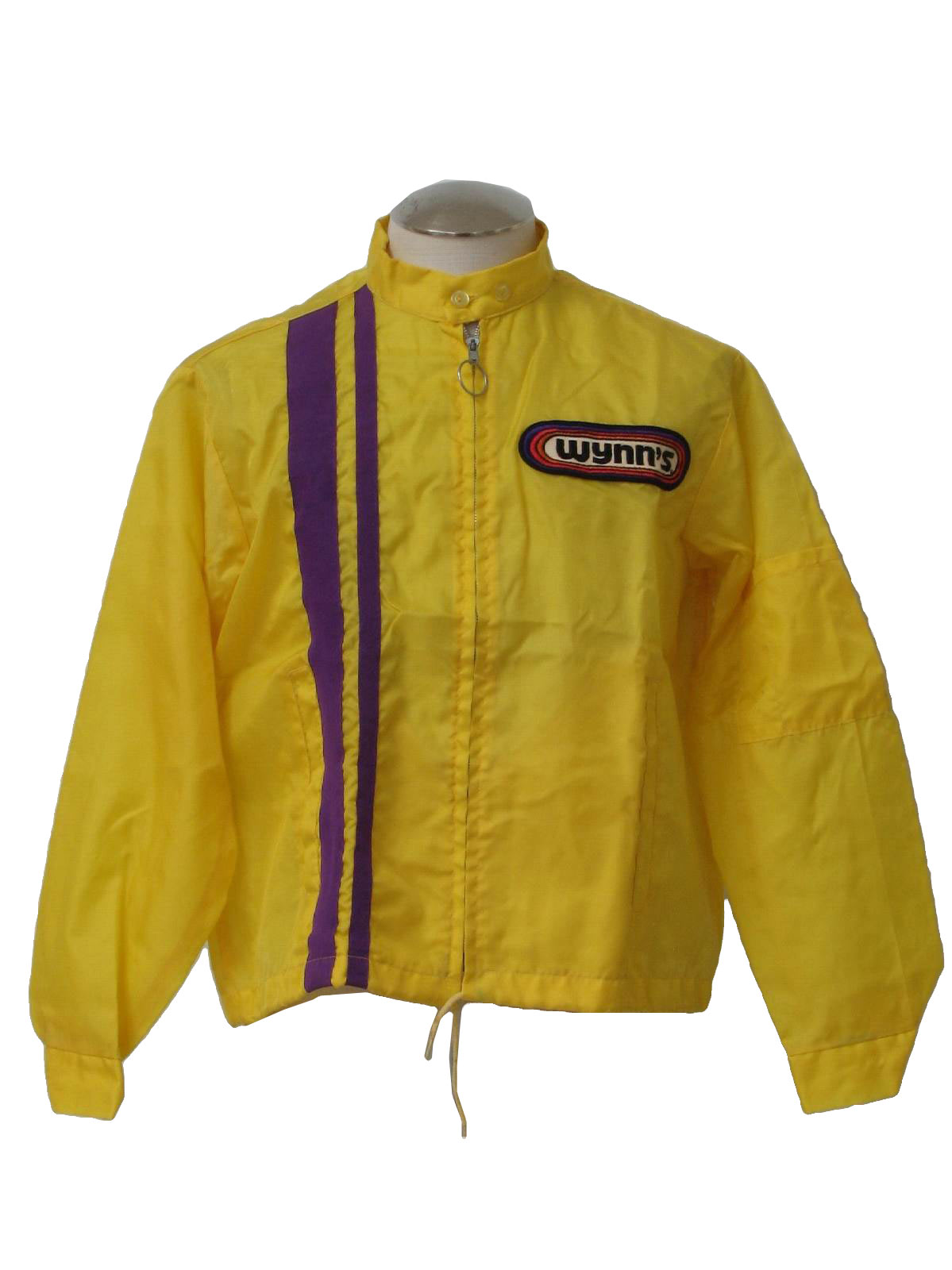 Retro 1970's Jacket (Wynns) : 70s -Wynns- Mens gold and purple nylon ...