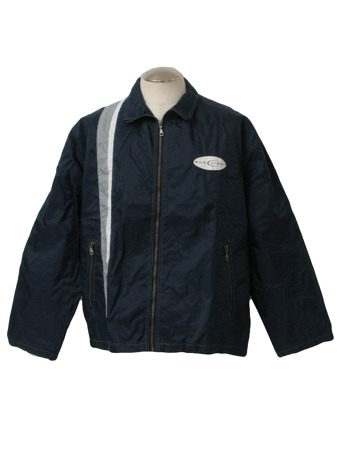 Retro 90s Jacket (Bishop) : 90s -Bishop- Mens blue-black, grey and ...