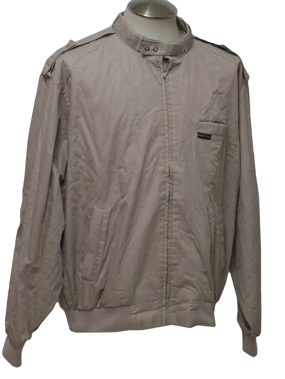 Eighties Members Only Jacket: 80s -Members Only- Mens beige cotton and ...