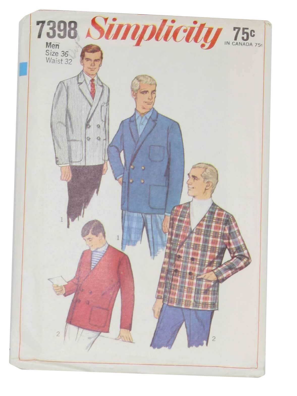 1960's Vintage Simplicity Pattern No. 7398 Sewing Pattern: 1967 ...