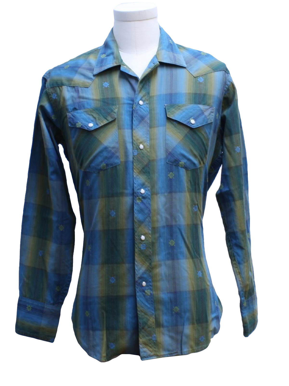 Men's Sky Blue Broadcloth Shirt