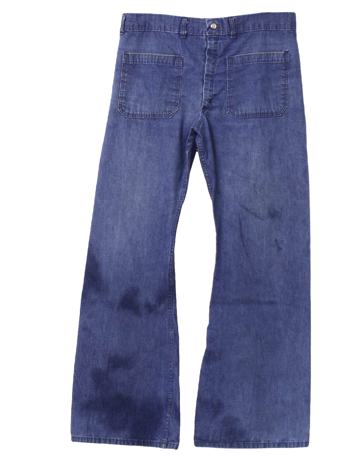 Seafarer 1970s Vintage Bellbottom Pants: 70s -Seafarer- Mens blue ...