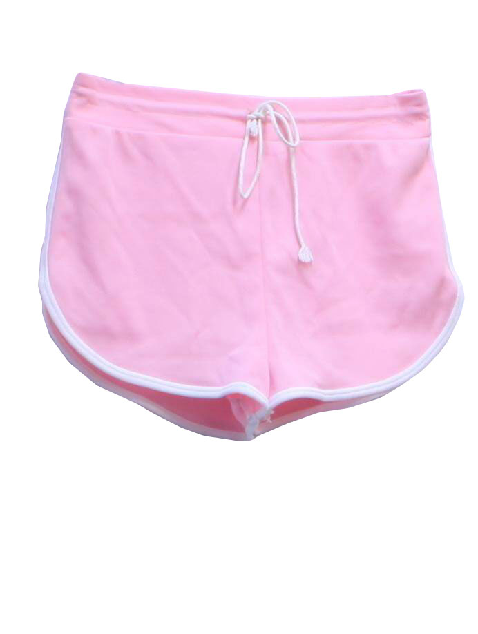 1970's Retro Shorts: Late 70s or early 80s -Care Label- Womens pink ...