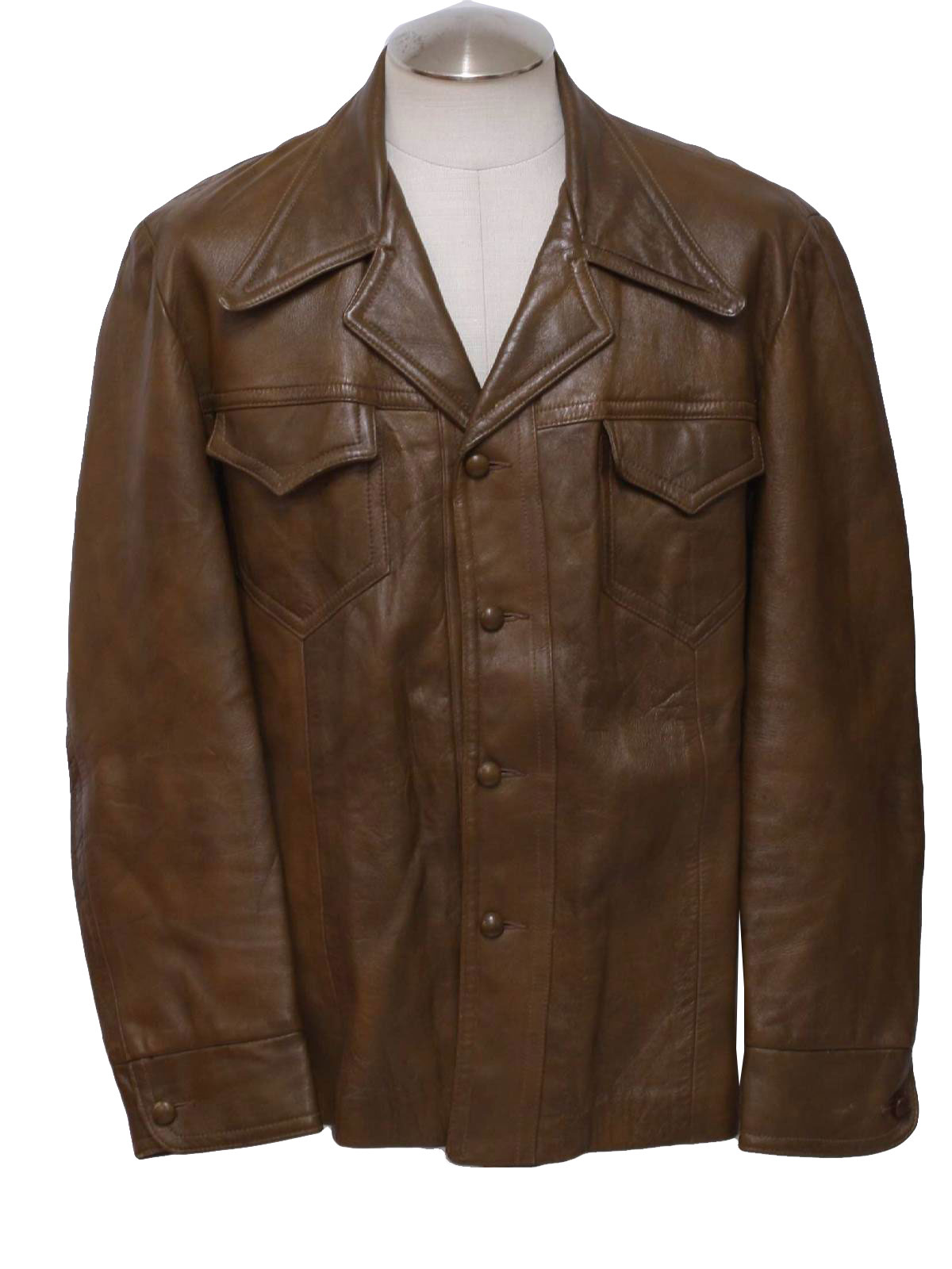 Cabretta Glove Leather 70's Vintage Leather Jacket: 70s -Cabretta Glove ...