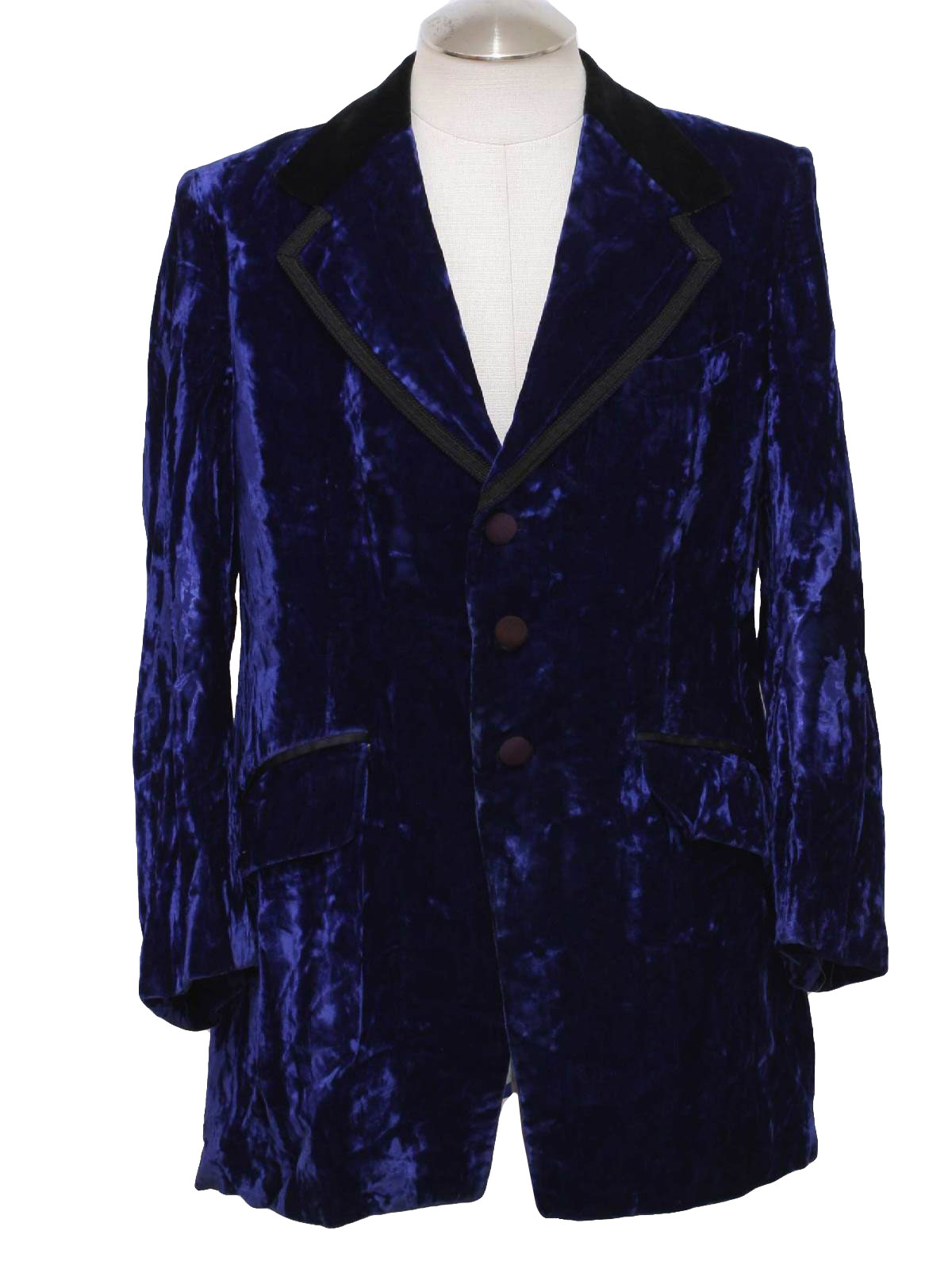 Mens crushed velvet on sale blazer