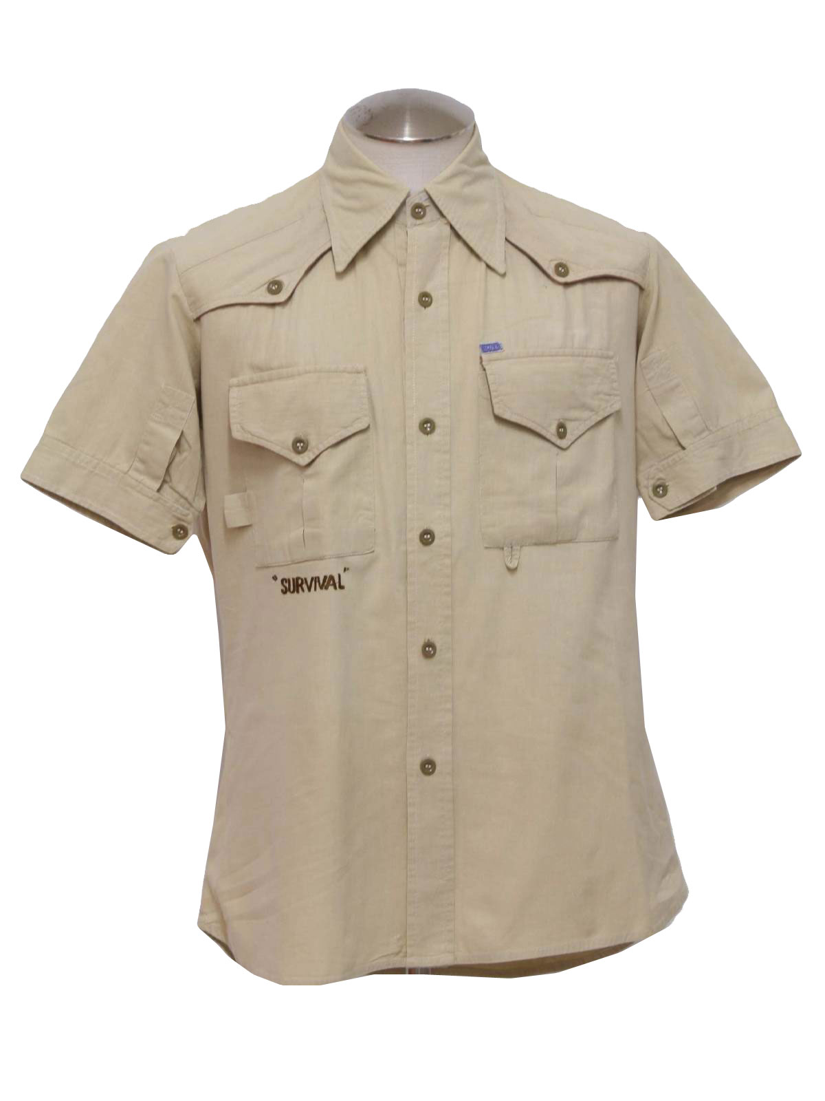 men's shirt with flap on back