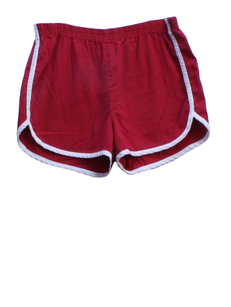 1980's Vintage Missing Label Shorts: 80s -Missing Label- Mens red ...