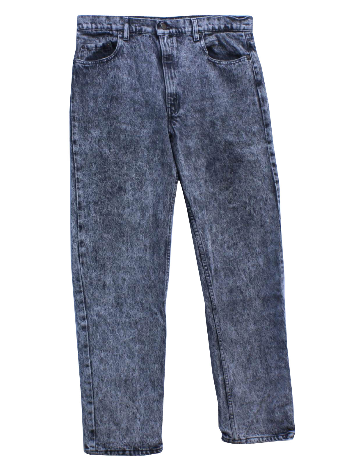 Levis Eighties Vintage Pants: 80s -Levis- Mens black acid wash totally ...