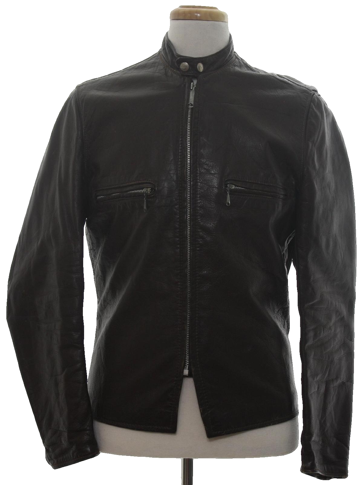 Brooks cafe best sale racer leather jacket