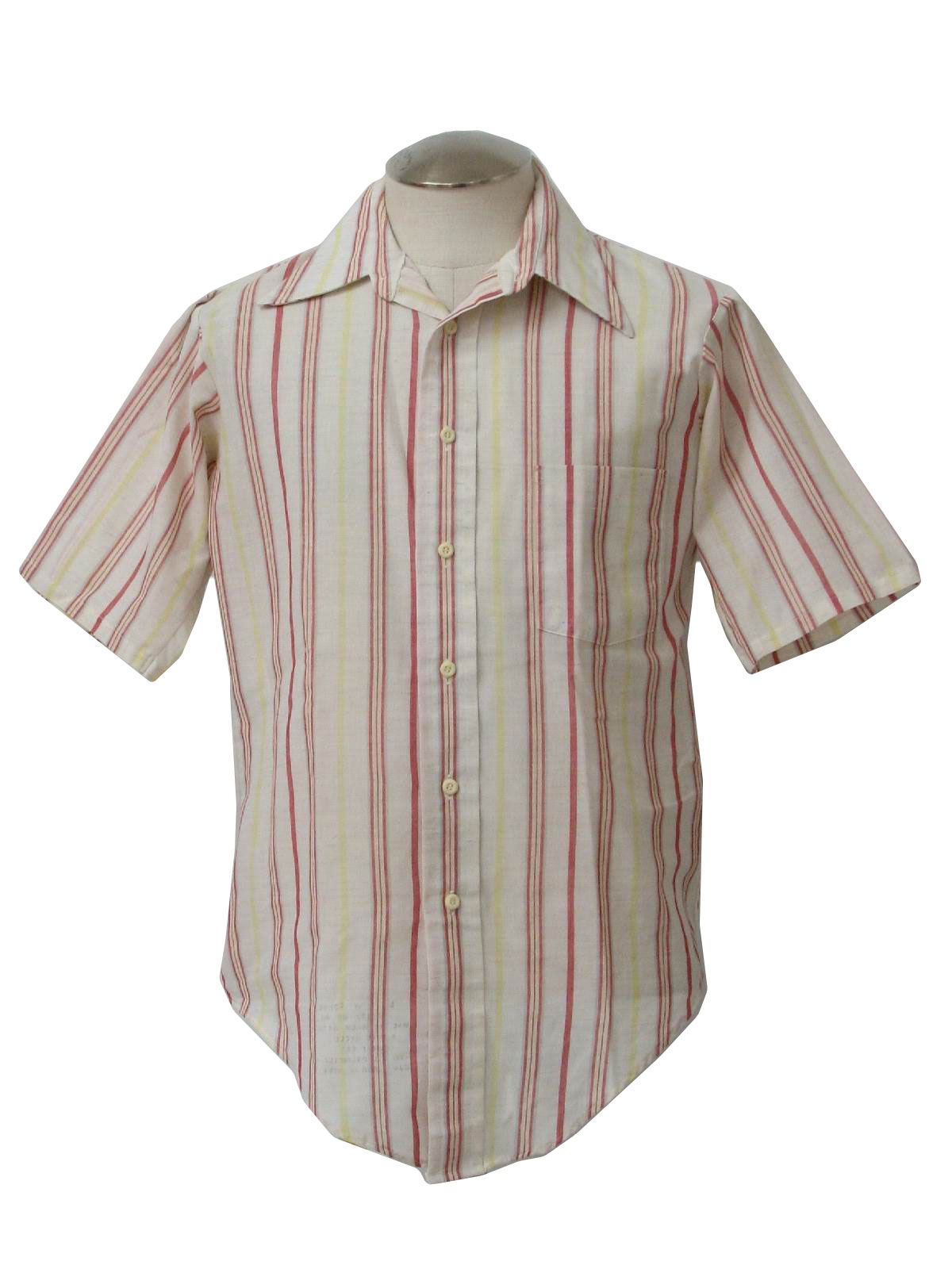 Retro 1960's Shirt (Van Heusen 417 Vanopress V Taper) : Late 60s -Van ...