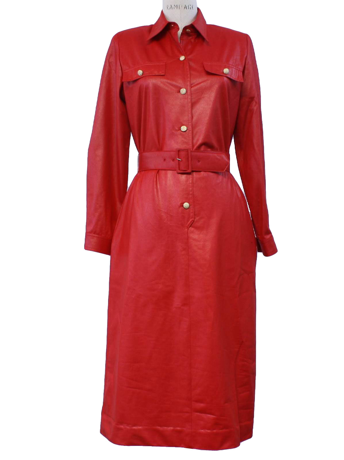 80's Vintage Dress: 80s -Serbin, Designed by Marianne- Womens lipstick ...