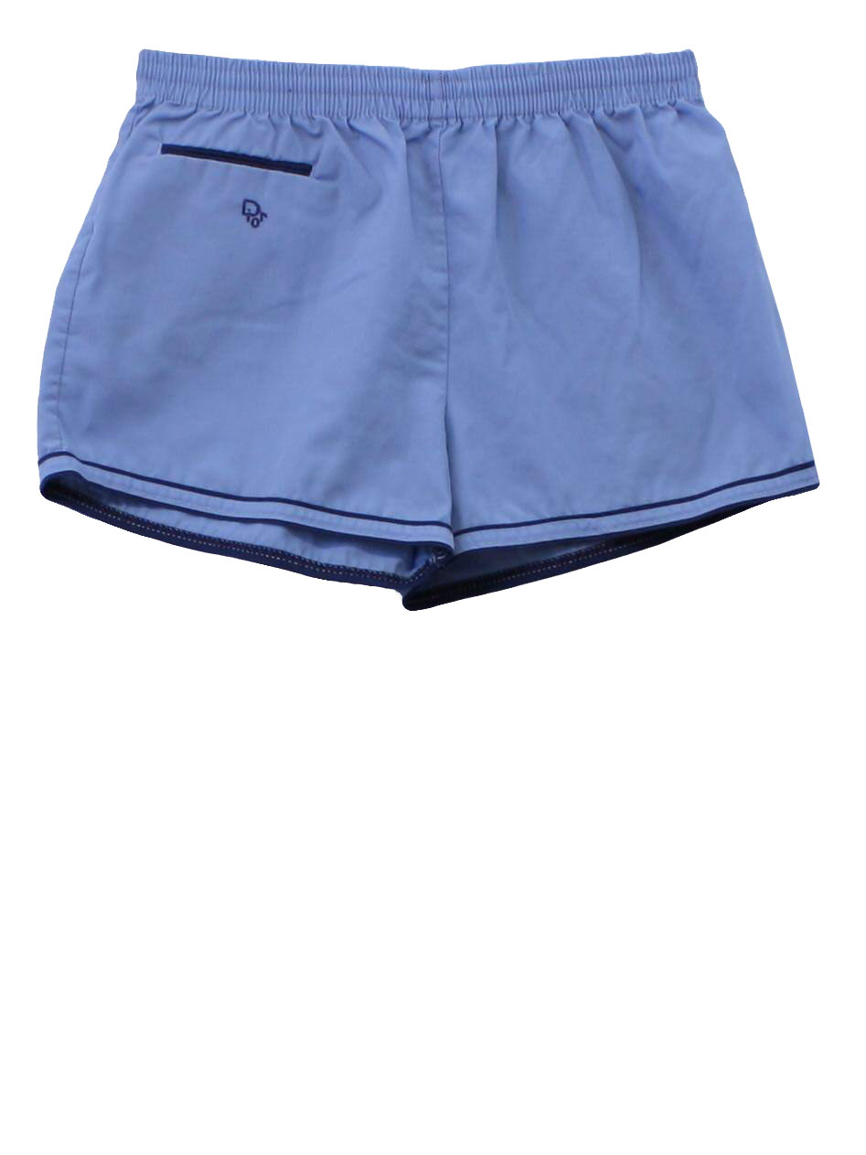 80s Vintage Dior Shorts: 80s -Dior- Mens light blue background with ...