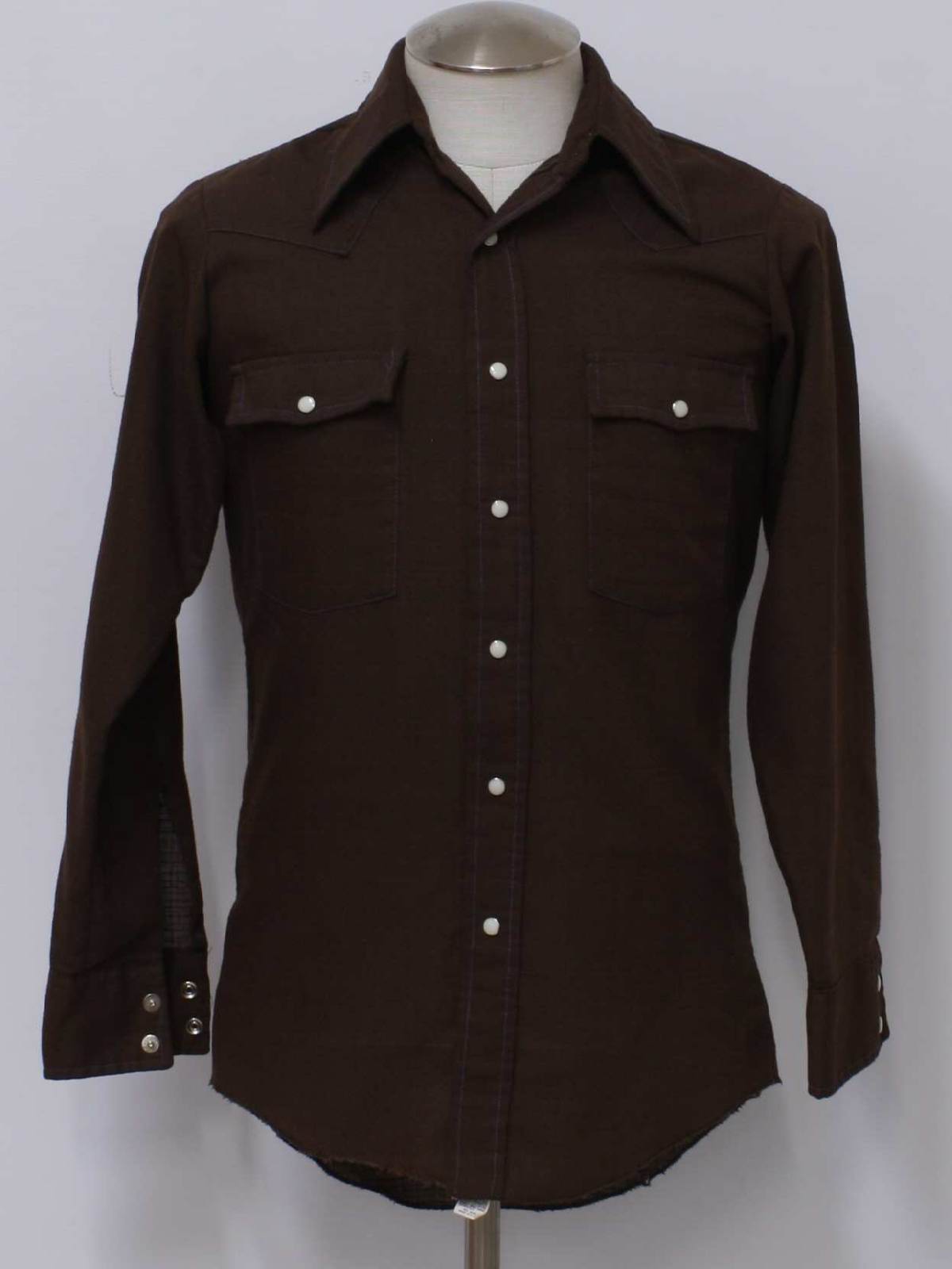 Wrangler Wroad 70's Vintage Western Shirt: 70s -Wrangler Wroad- Mens ...