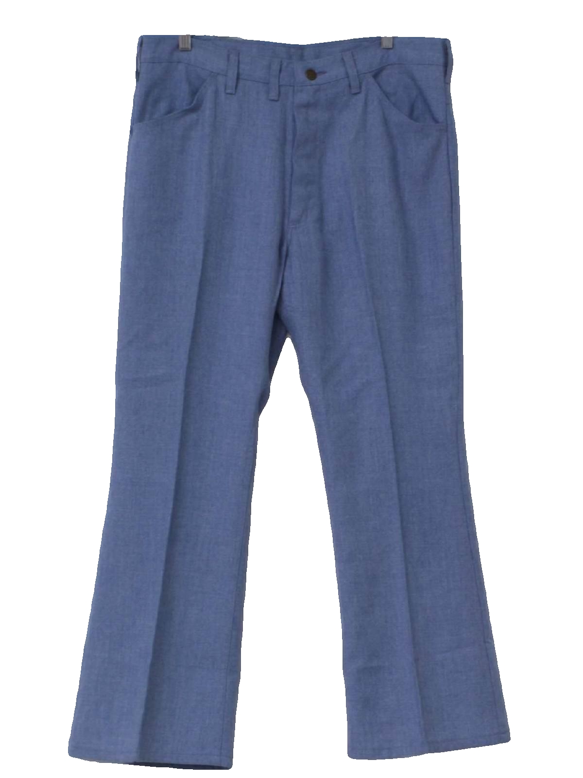 Retro 70's Bellbottom Pants: 70s -Sedgefield- Mens dusty blue heather ...