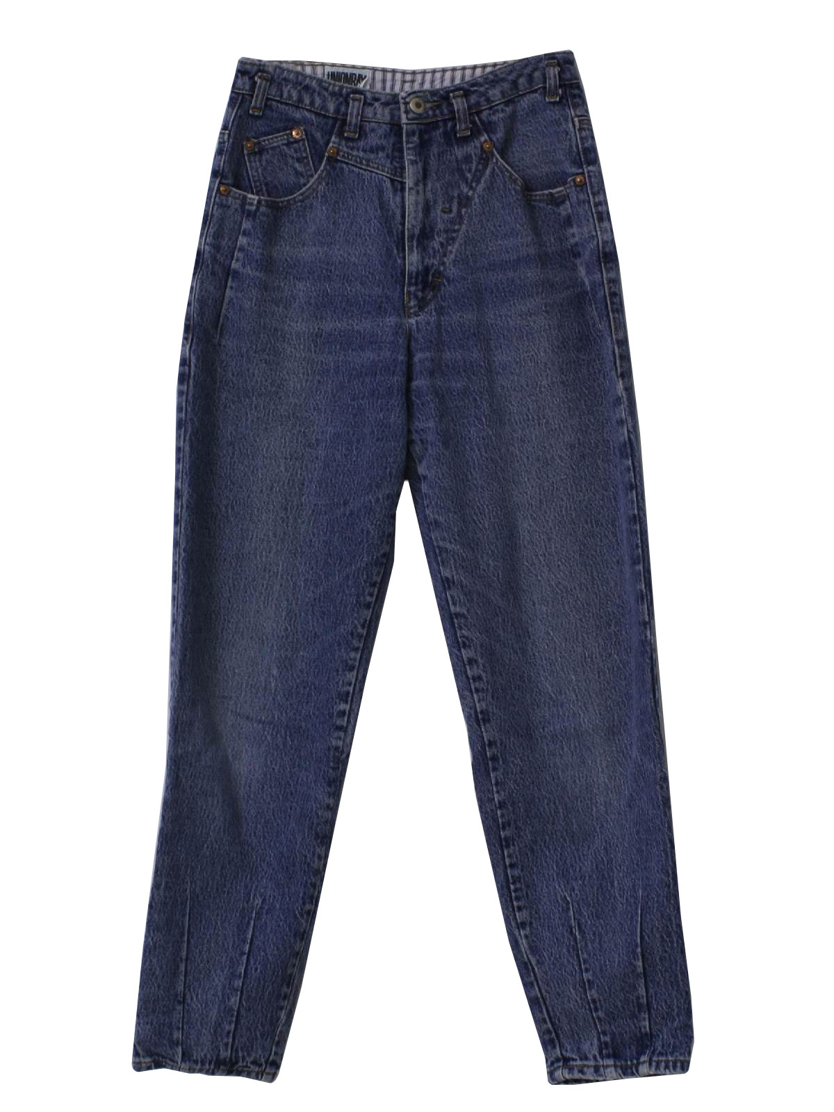 Retro 80s Pants (Unionbay) : 80s -Unionbay- Womens blue cotton denim ...