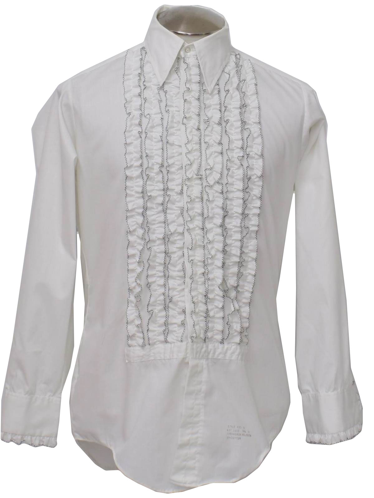 70s Vintage Delton Shirt: 70s -Delton- Mens white background polyester ...