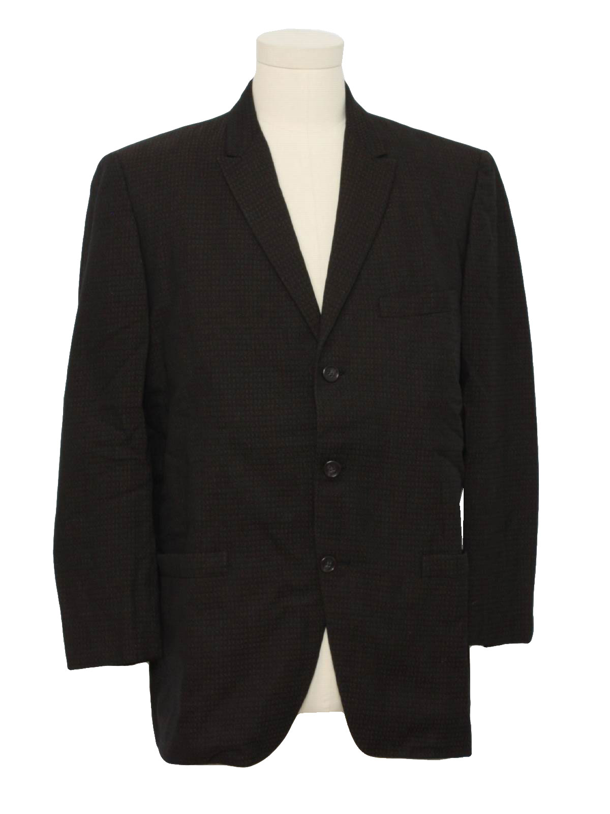 1960s Vintage Jacket: 60s -Walters San Carlos- Mens black background ...