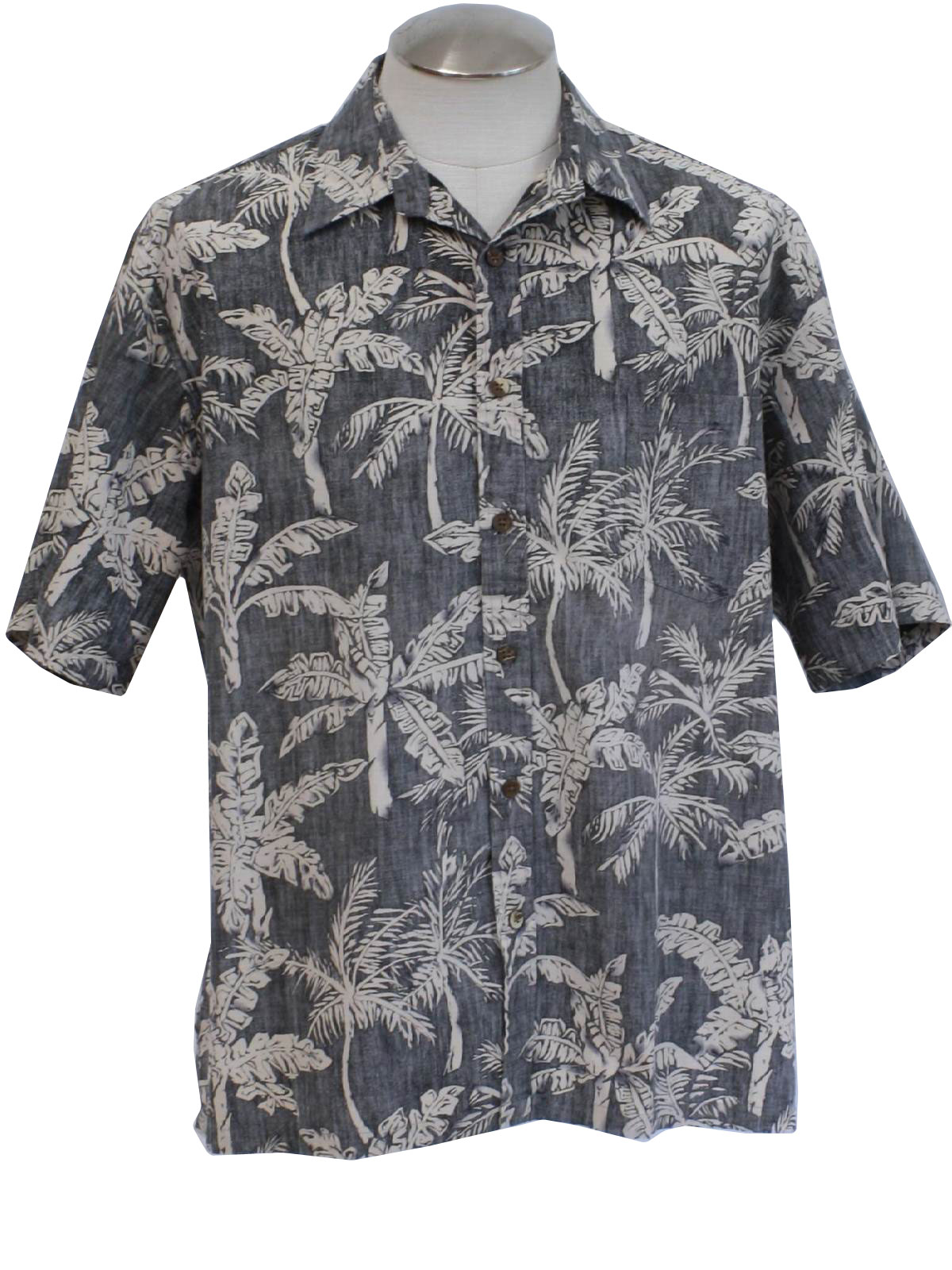 Retro 80s Hawaiian Shirt (Cooke Street) : 80s -Cooke Street- Mens black ...