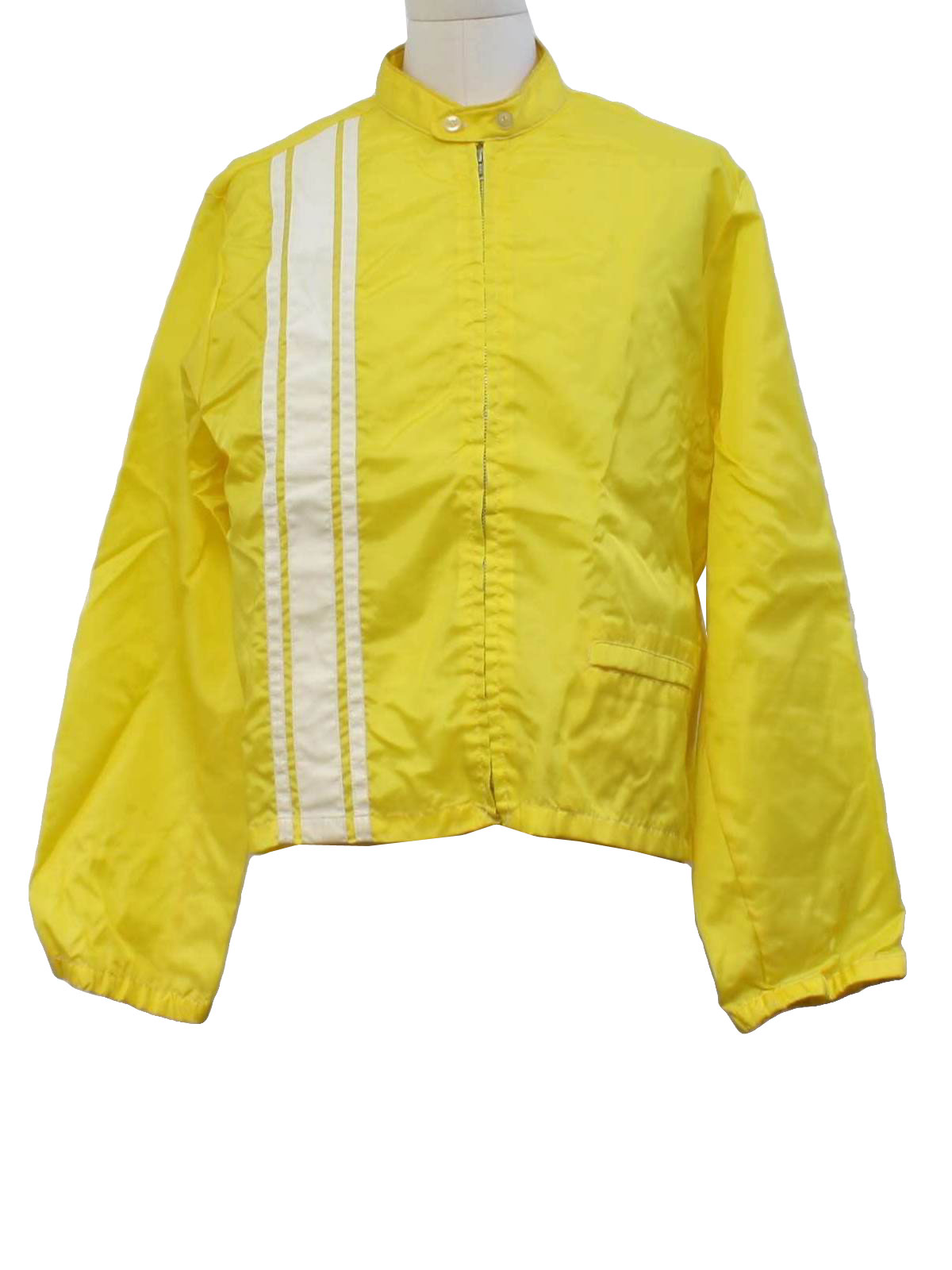 1970's Jacket (Champion): 70s -Champion- Mens golden yellow and white ...