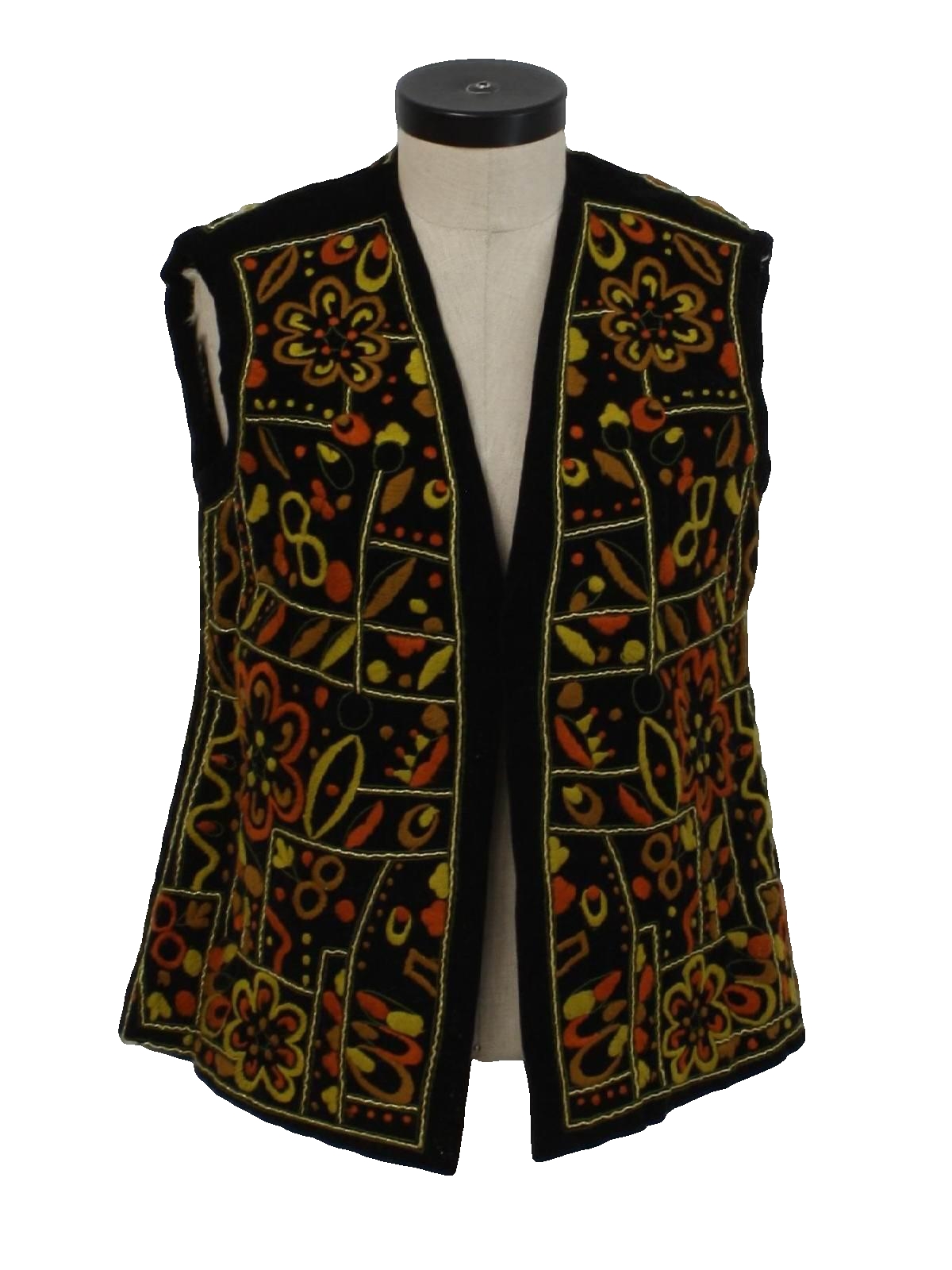 1980's Monay Arte Womens Hippie Vest