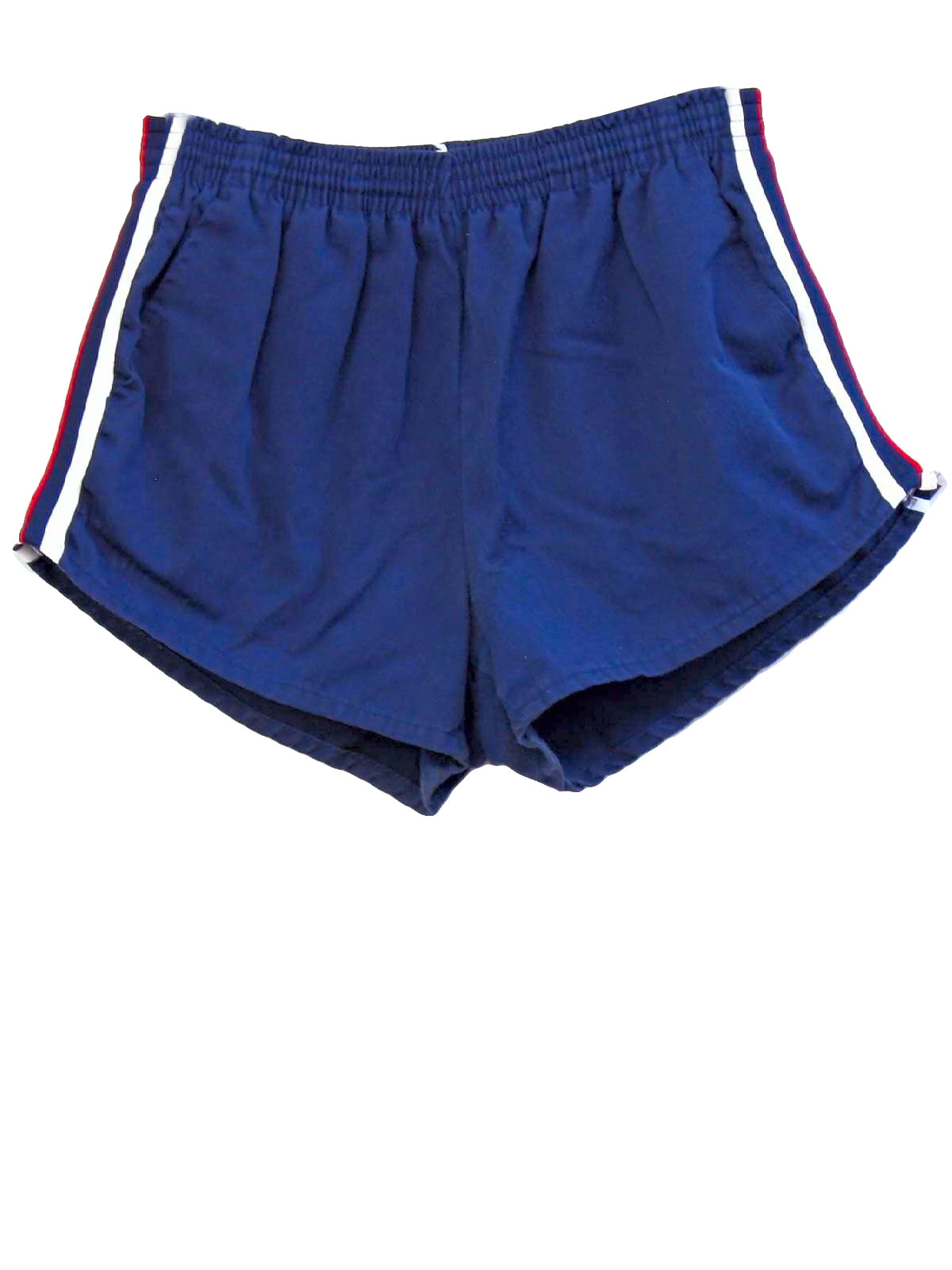 1980's Vintage Wilson Shorts: 80s -Wilson- Mens midnight blue ...