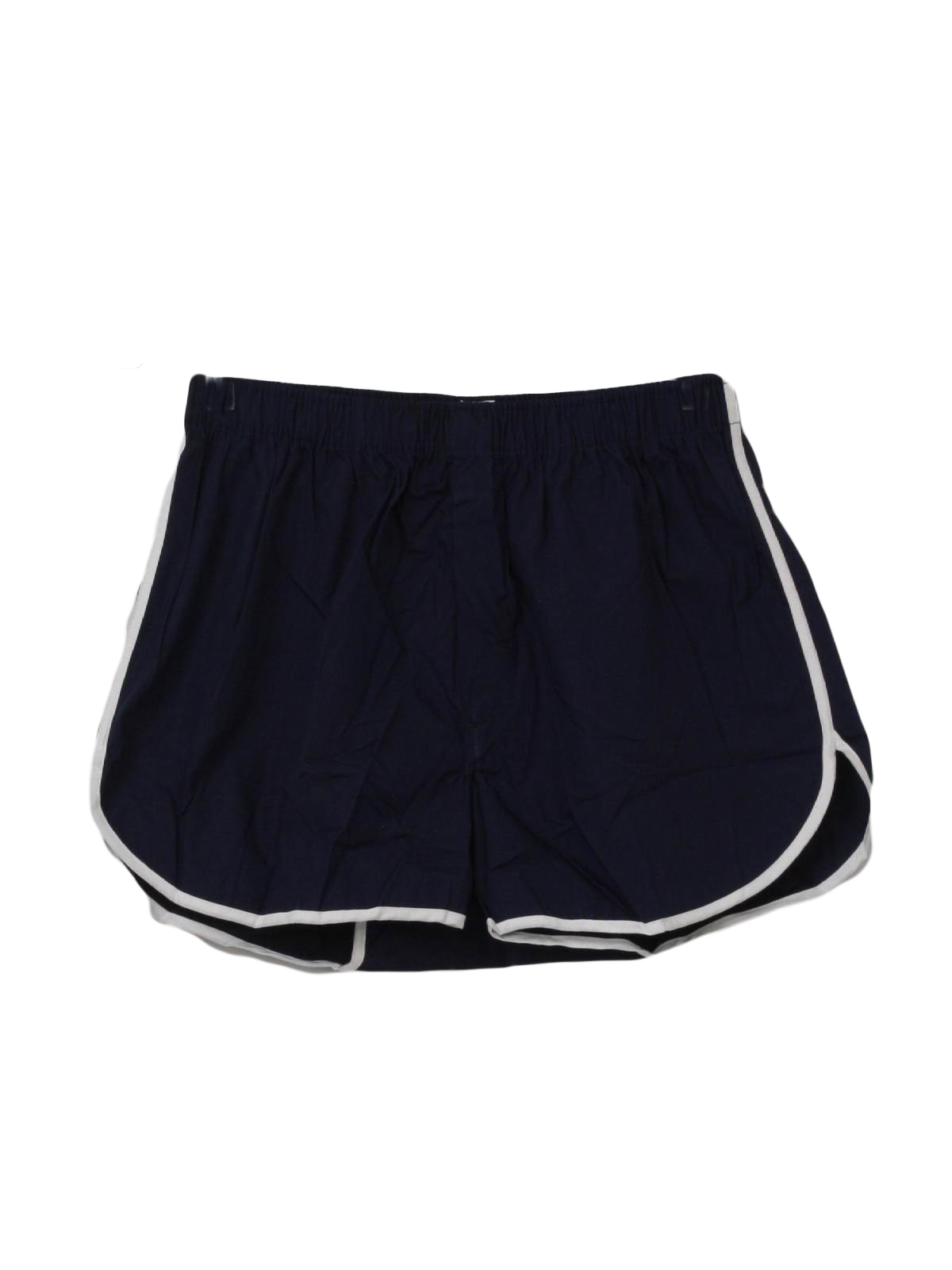 Retro Eighties Shorts: 80s -Le Breve- Unisex navy blue background ...