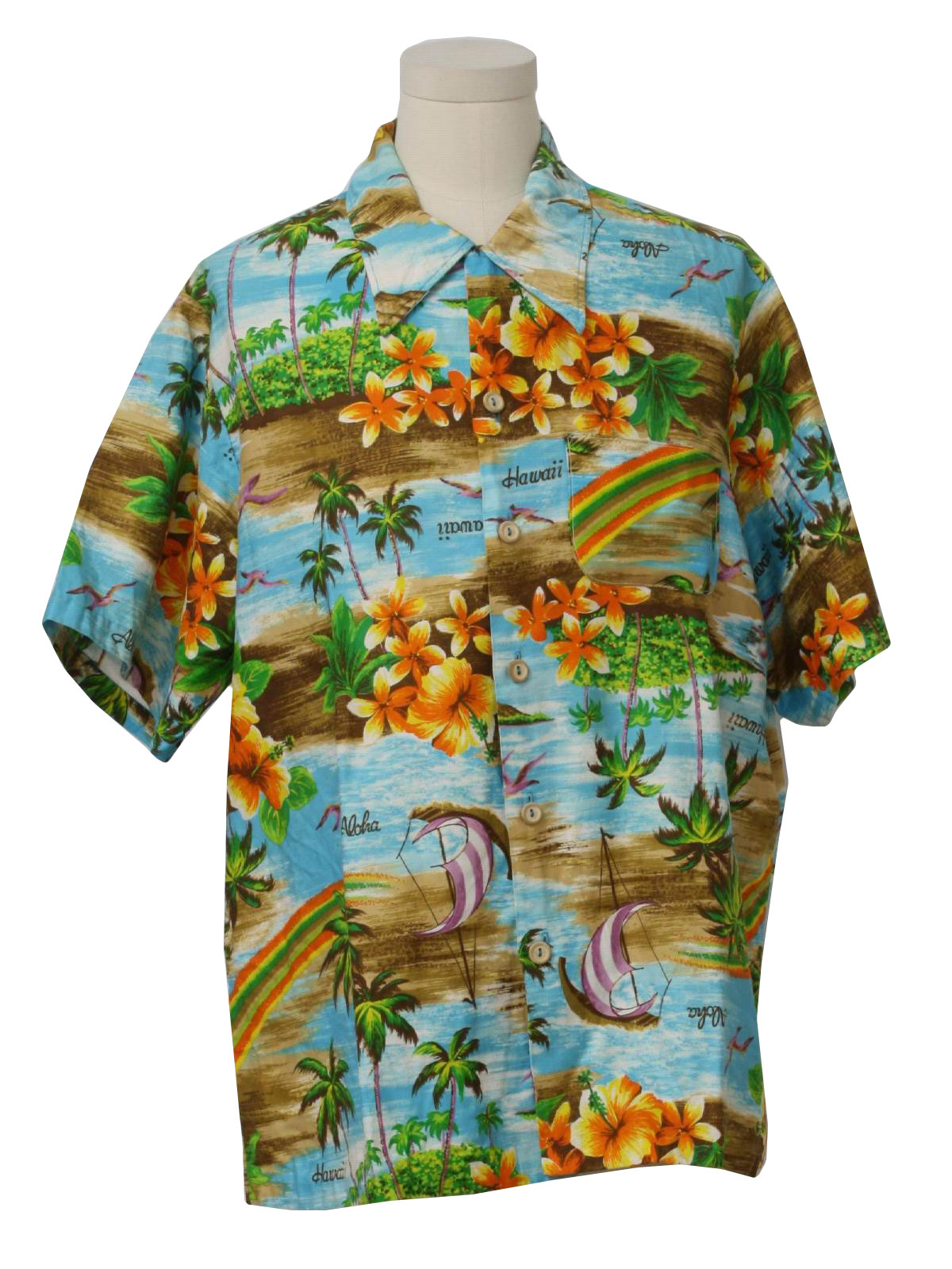 Vintage Pacific Isle 80's Hawaiian Shirt: 80s -Pacific Isle- Mens ...