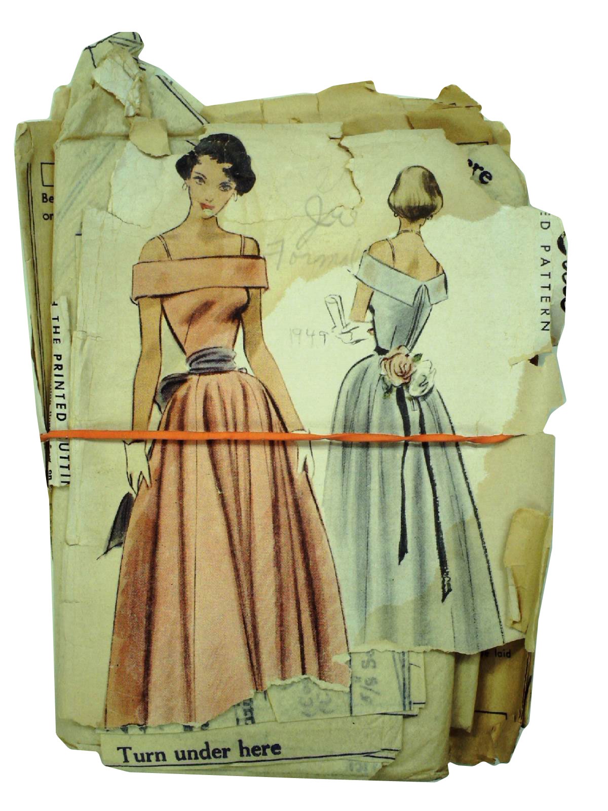 Retro 40s Sewing Pattern (McCalls 7605) 40s McCalls 7605 Womens