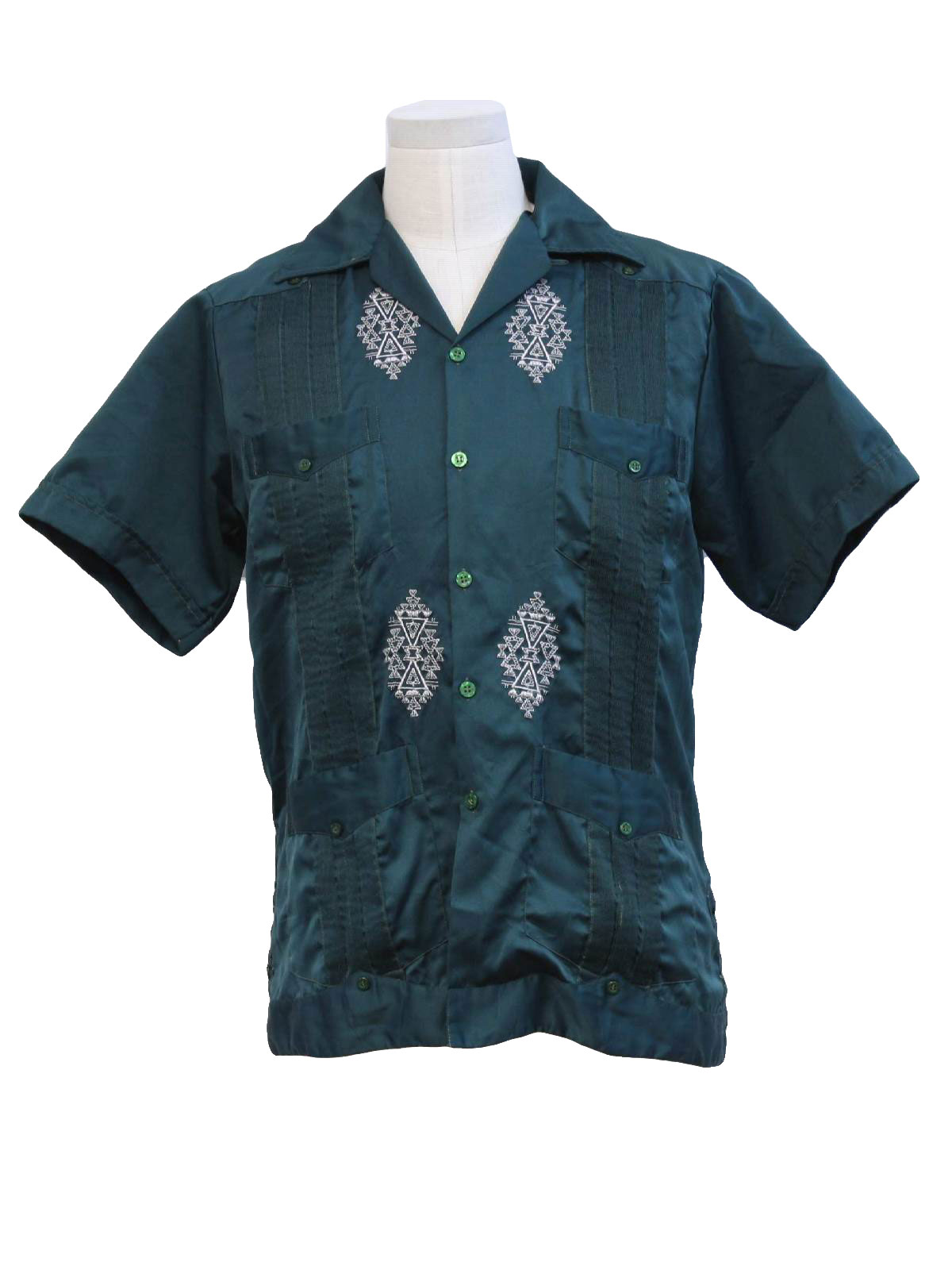 1980's Vintage Guayaberas Yucatecas Guayabera Shirt: 80s -Guayaberas ...