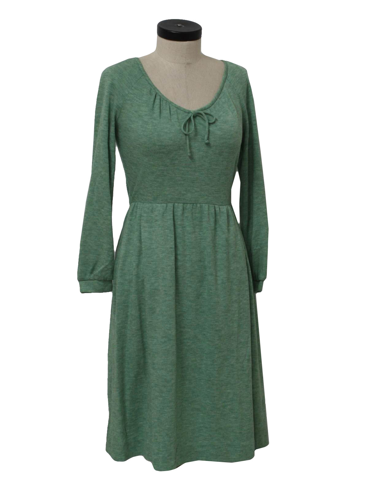 Retro 70s Dress (Kay Windsor) : 70s -Kay Windsor- Womens green ...