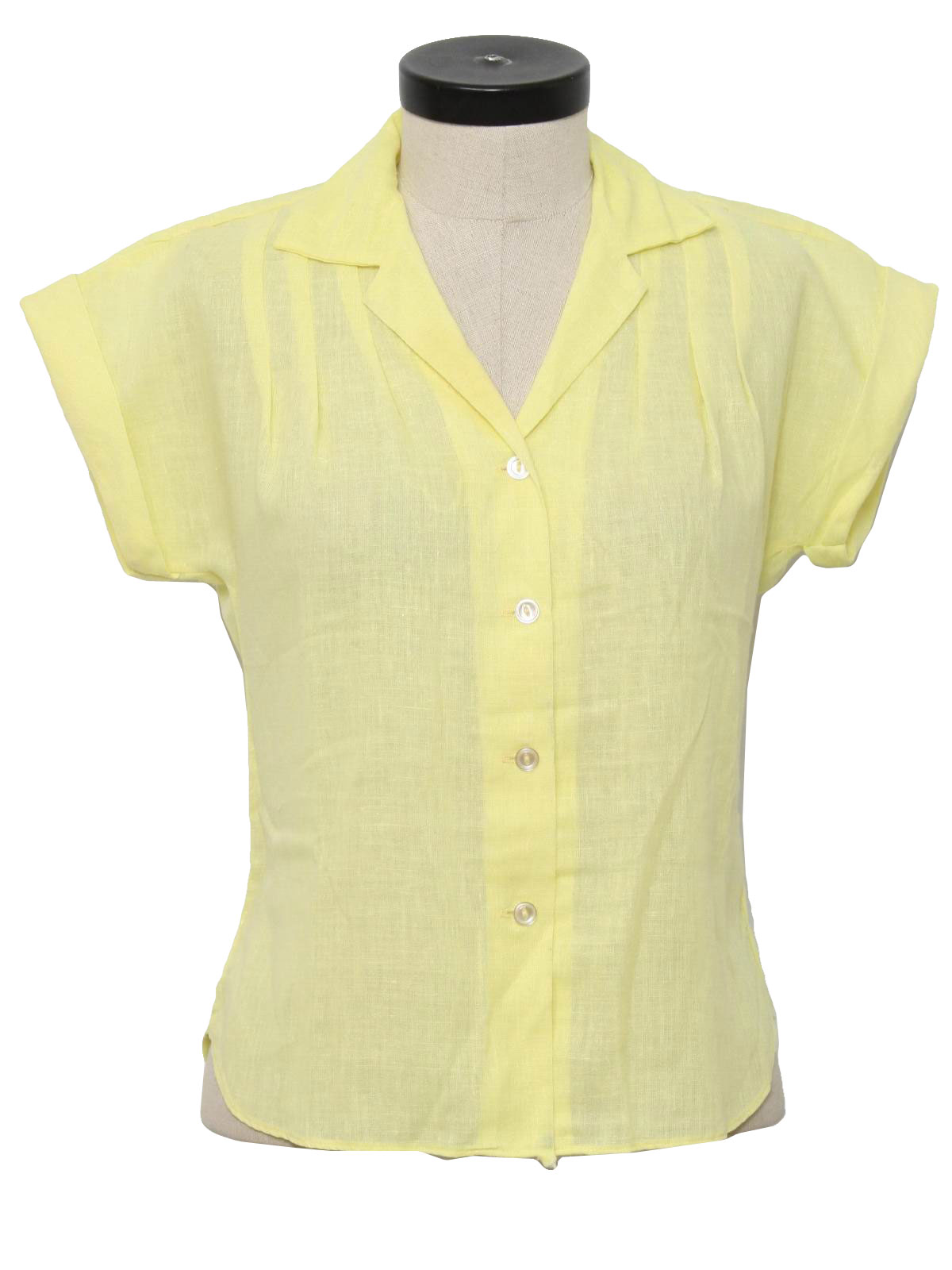 Really 80's Vintage Shirt: Early 80s -Really- Womens sunshine yellow ...