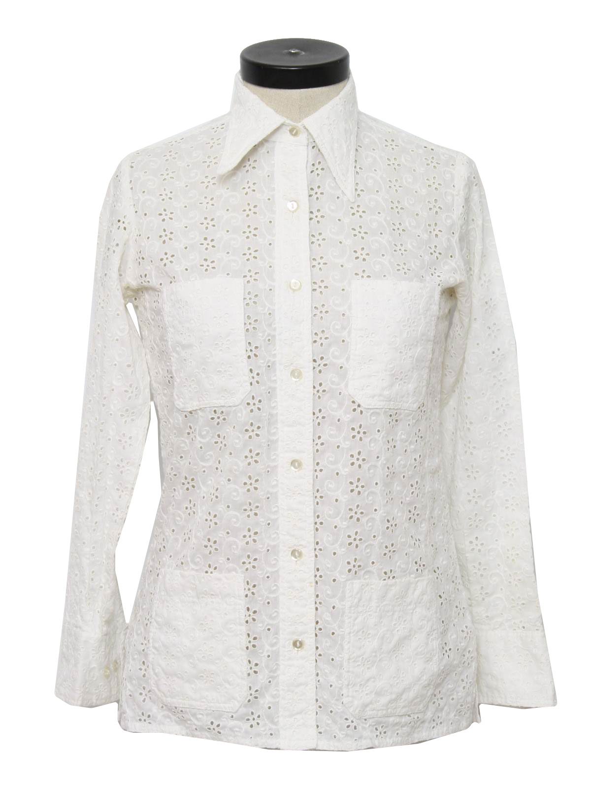 Retro 1970's Shirt (Neiman Marcus) : 70s -Neiman Marcus- Womens white ...