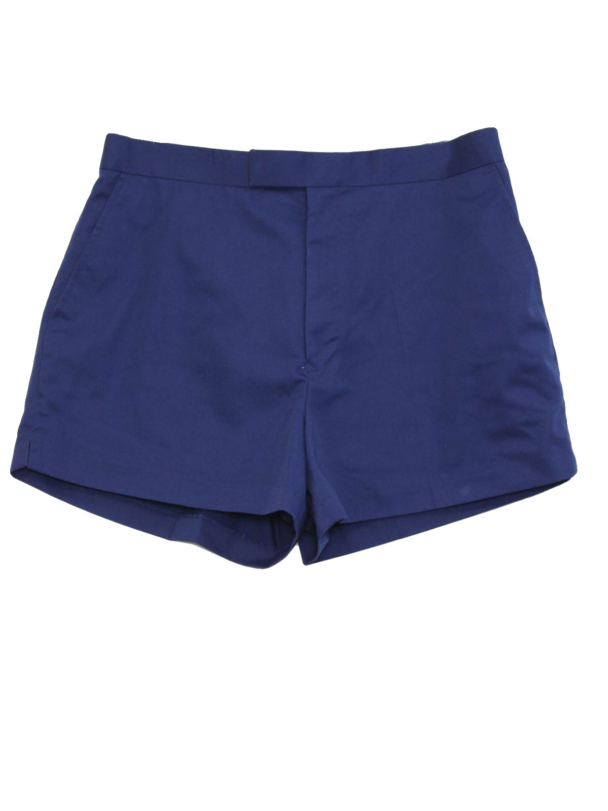 1980's Retro Shorts: 80s -Break Point- Mens blue polyester and cotton ...