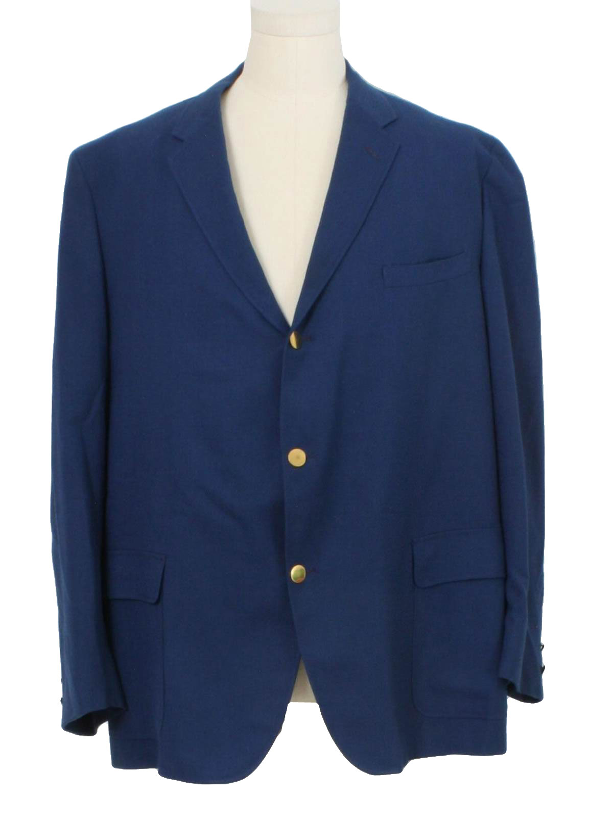 1960s Vintage Jacket: 60s -McGregor- Mens navy blue wool poplin Ivy ...