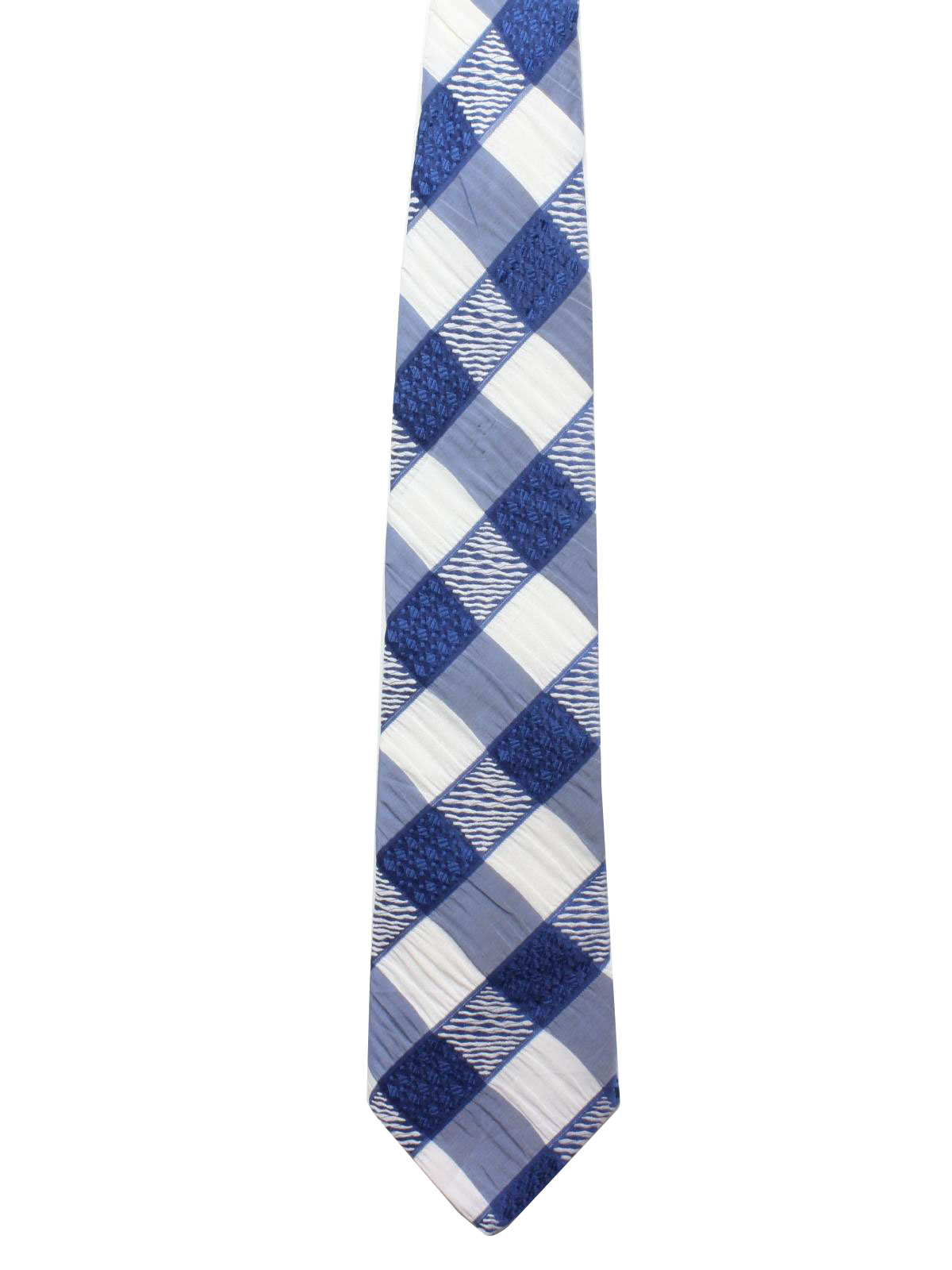 70's Wembley Neck Tie: 70s -Wembley- Mens white background with dusty ...