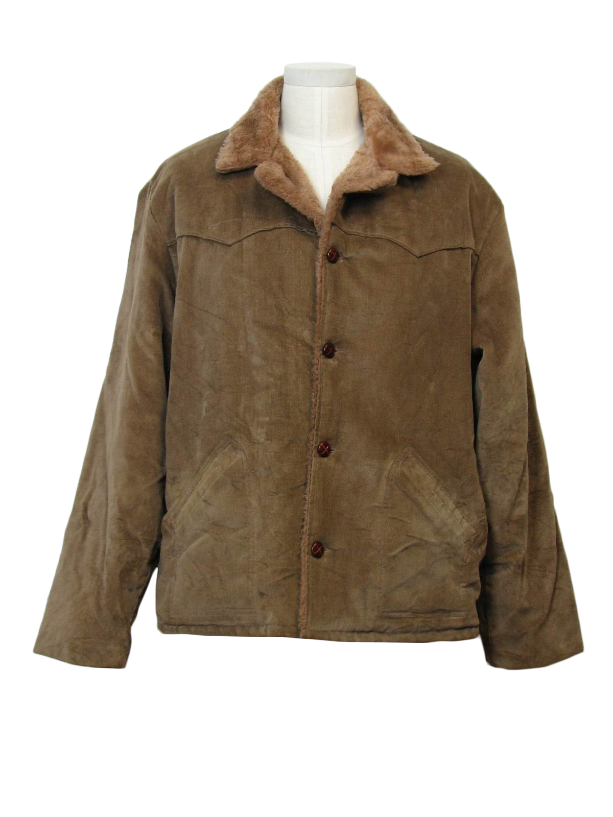 1970's Vintage Wrangler Jacket: 70s -Wrangler- Mens soft taupe ...