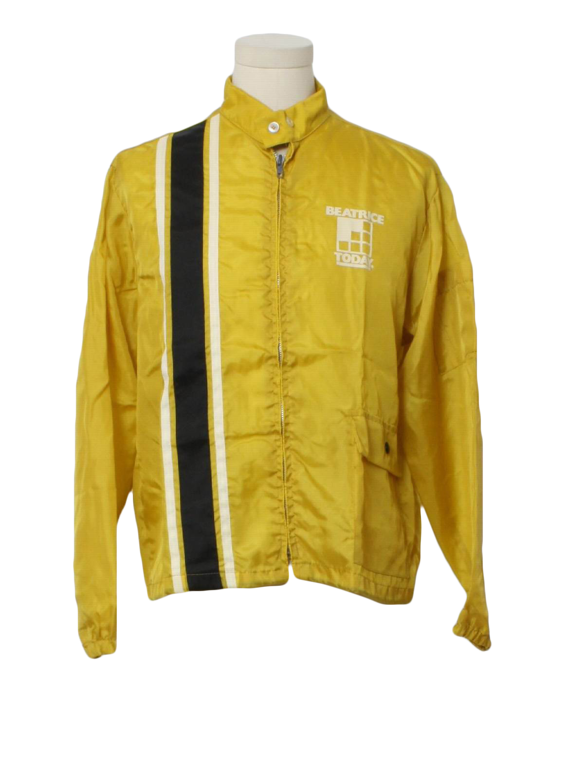 1970's Vintage Swingster Jacket: 70s -Swingster- Mens old gold ...