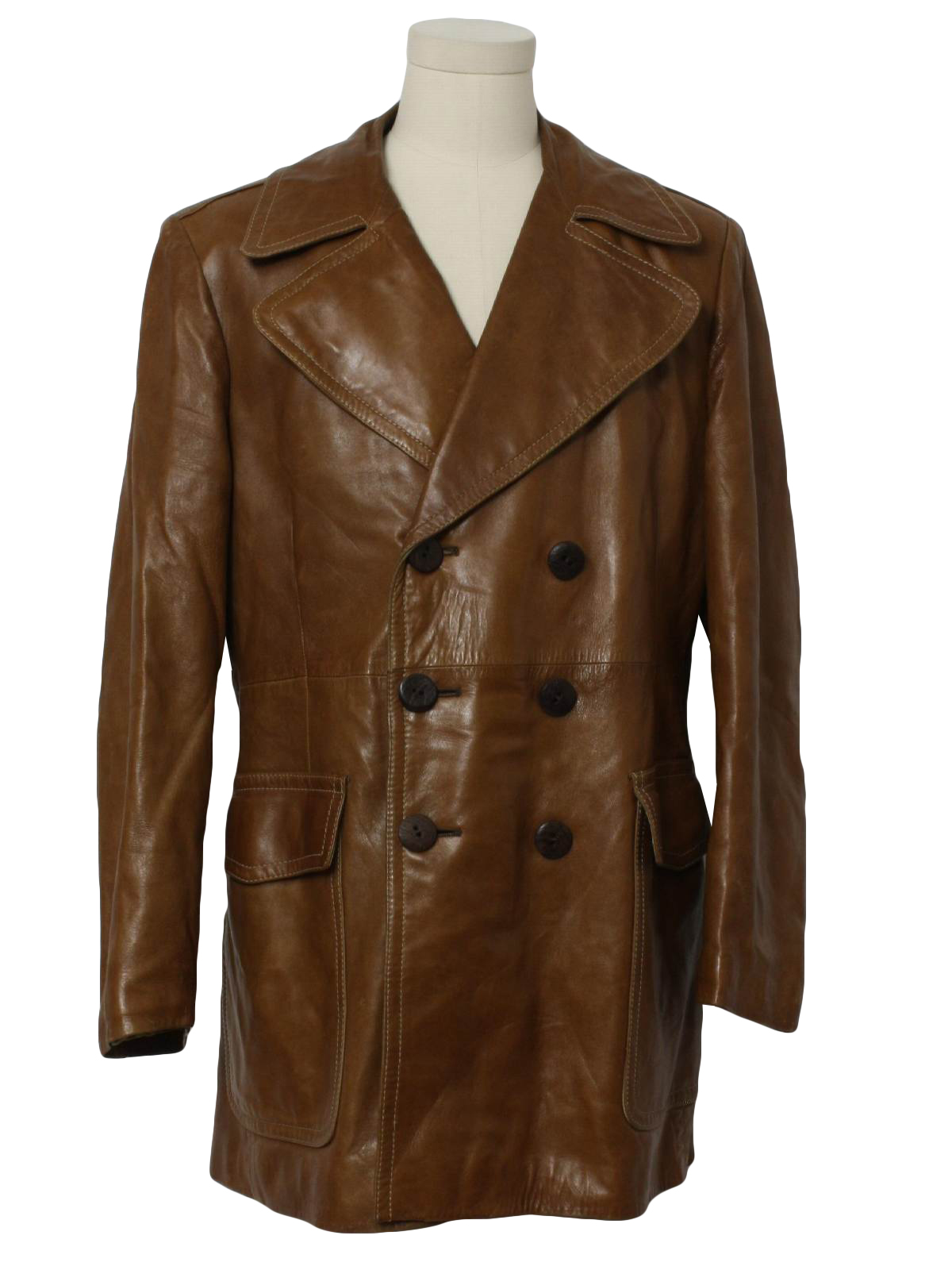 Vintage Cortefiel 70's Leather Jacket: 70s -Cortefiel- Mens light ...