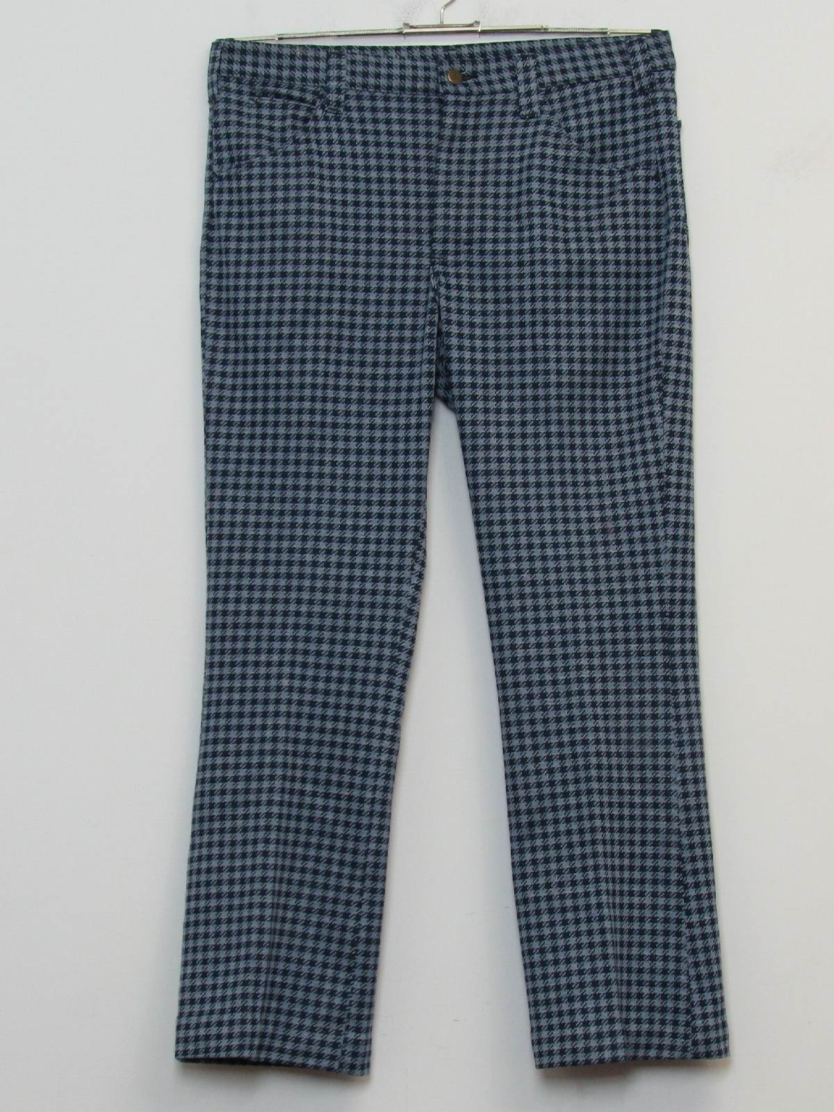 1970's Retro Flared Pants / Flares: 70s -Lee- Mens light grey-blue ...