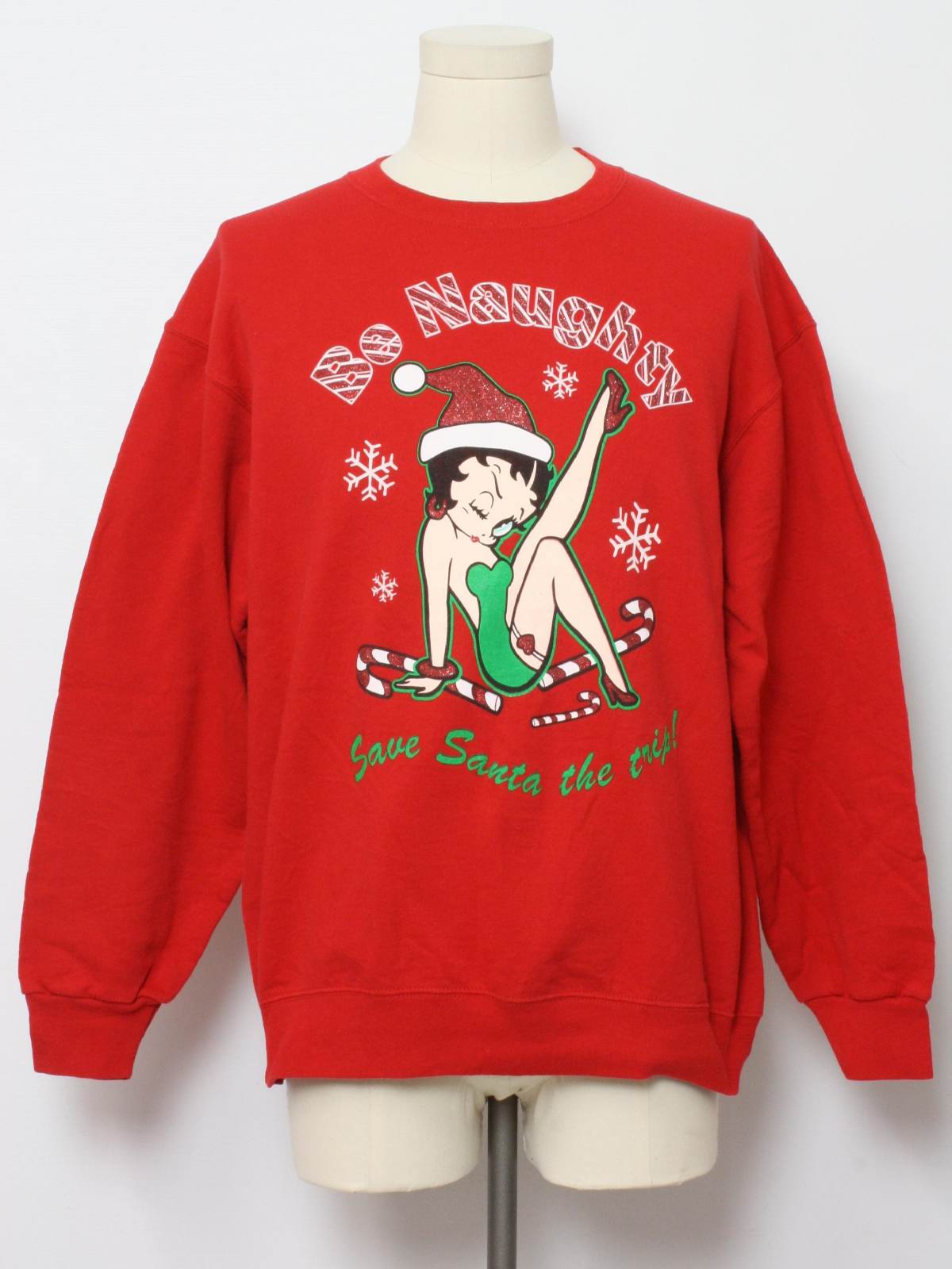 Betty Boop Unisex Ugly Christmas Sweatshirt