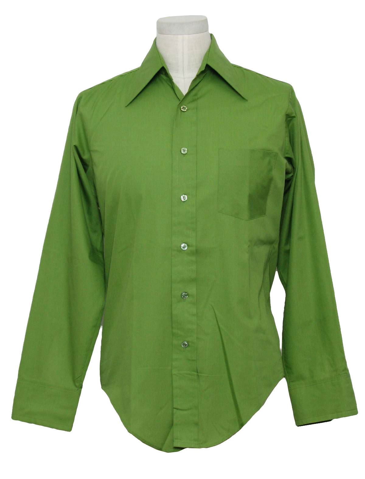 Retro 1960's Shirt (417 Van Heusen Vanopress Body Fit) : Late 60s -417 ...