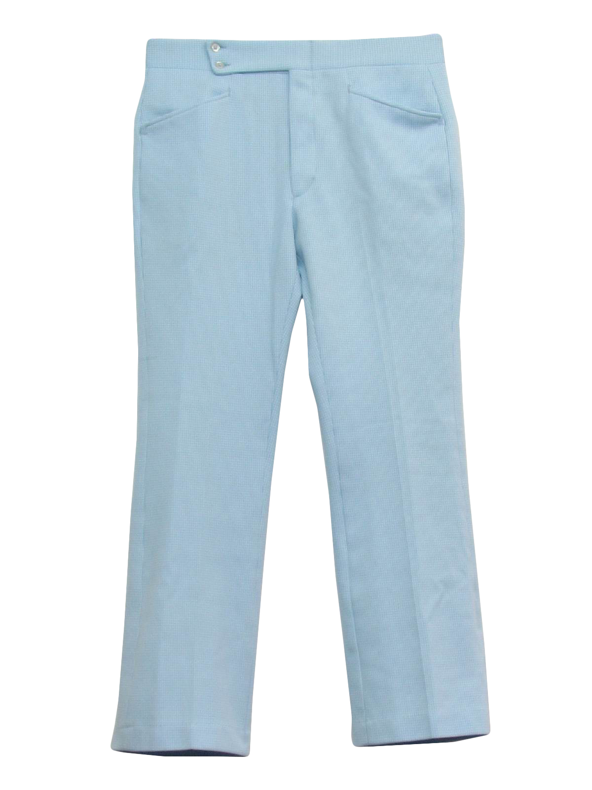 1970s Farah Flared Pants / Flares: 70s -Farah- Mens baby blue