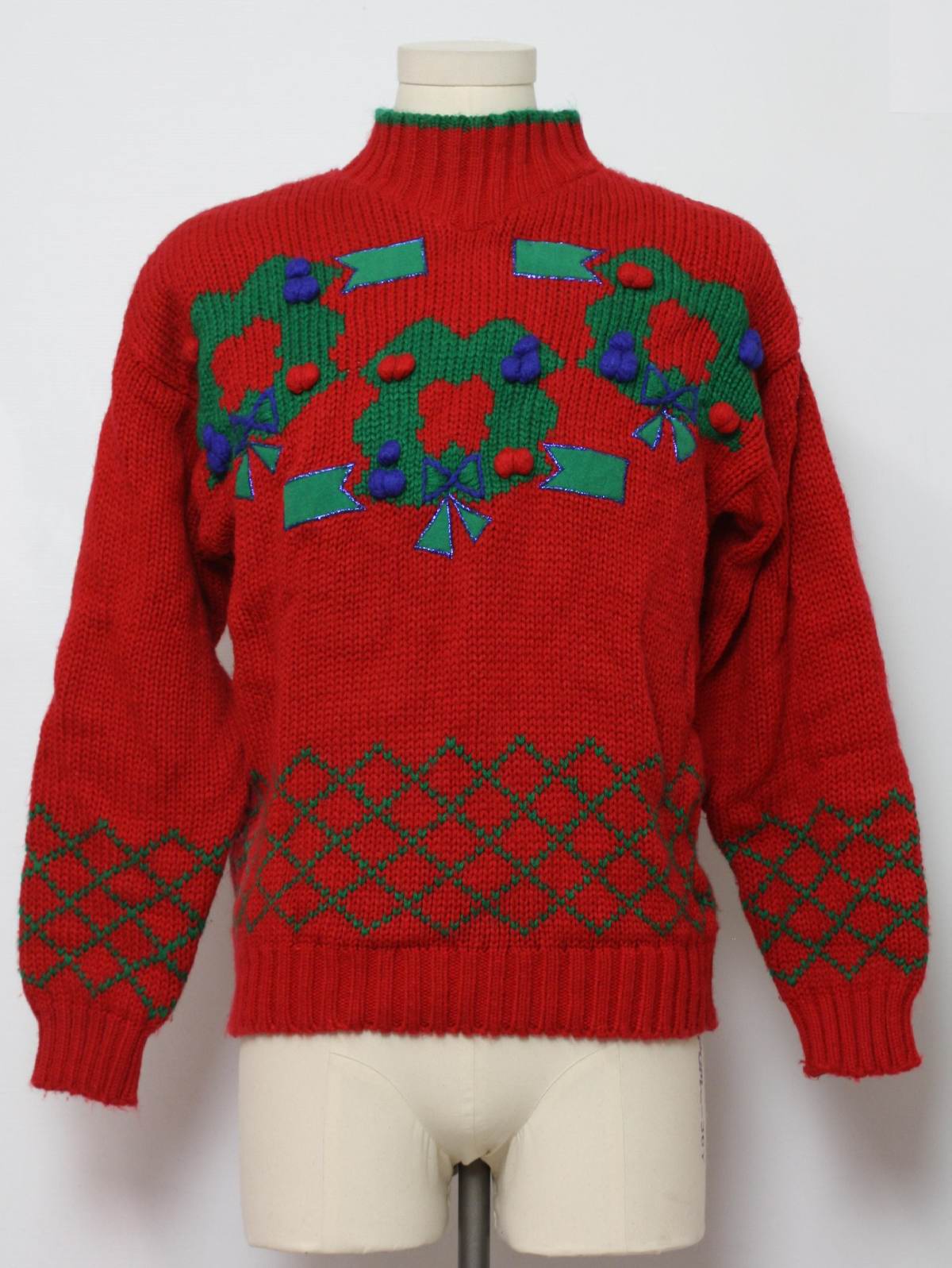 Vintage Karen Scott 1980s Womens Ugly Christmas Sweater: Authentic 80s ...
