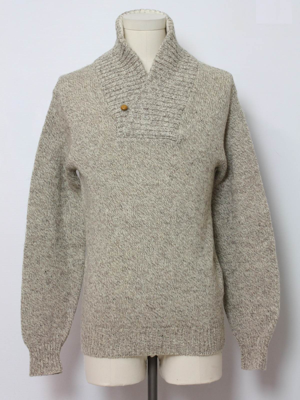 Le Tigre Eighties Vintage Sweater: 80s -Le Tigre- Mens heathered light ...