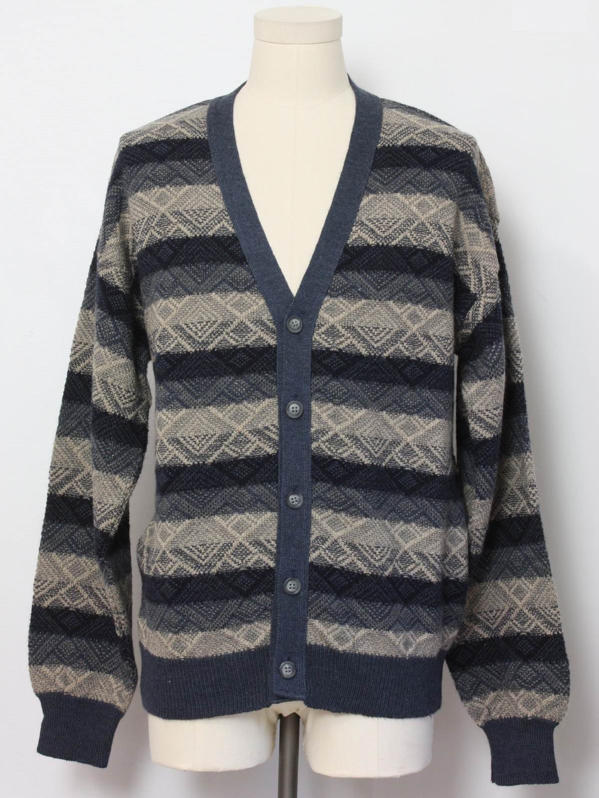 1980s Robert Stock Sweater: 80s style (made in 90s) -Robert Stock- Mens ...