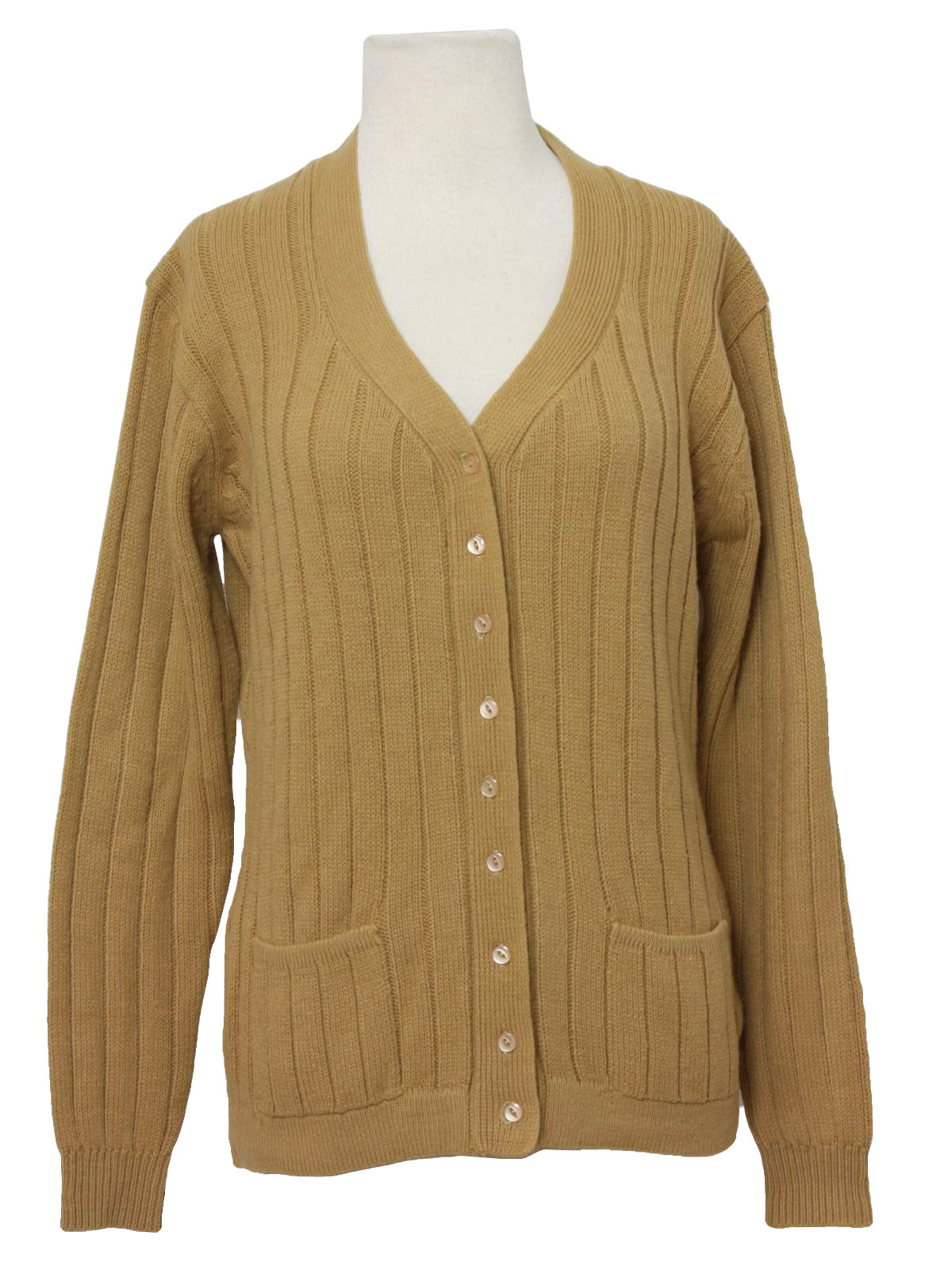 Acrylic Fibre 1970s Vintage Caridgan Sweater: 70s -Acrylic Fibre ...